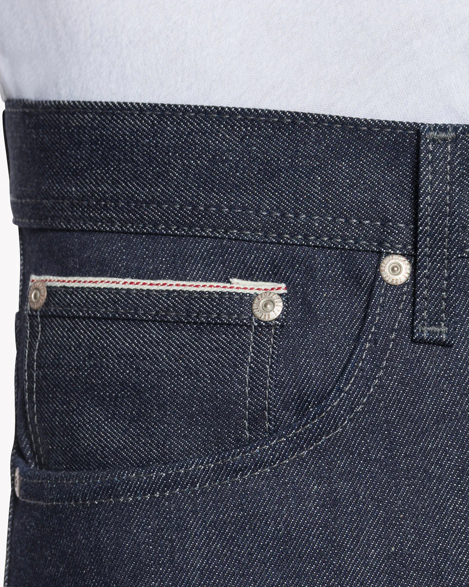 Naked & Famous Denim Weird Guy Regular Tapered Mens Jeans - Indigo Selvedge - Image 5