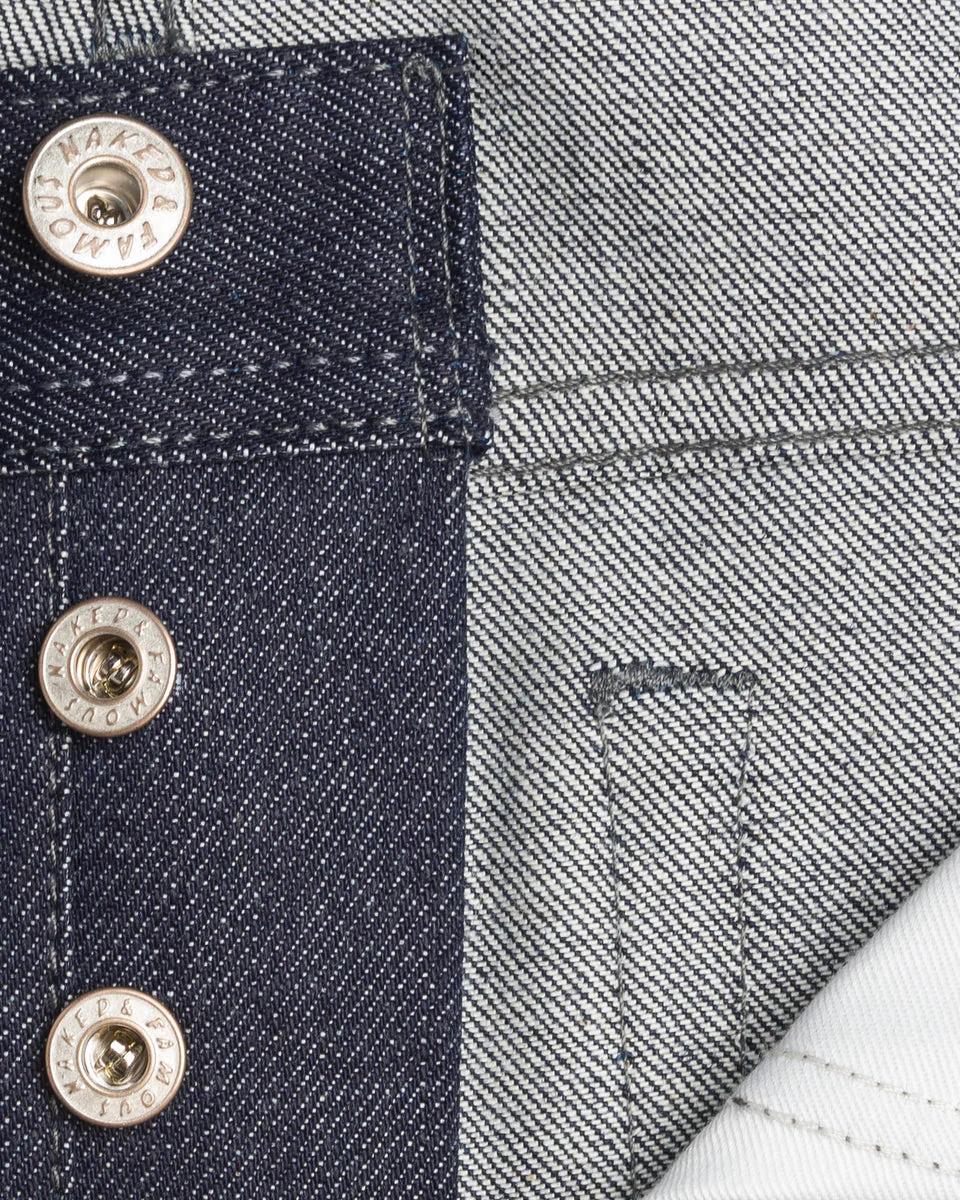 Naked & Famous Denim Weird Guy Regular Tapered Mens Jeans - Indigo Selvedge - Image 7