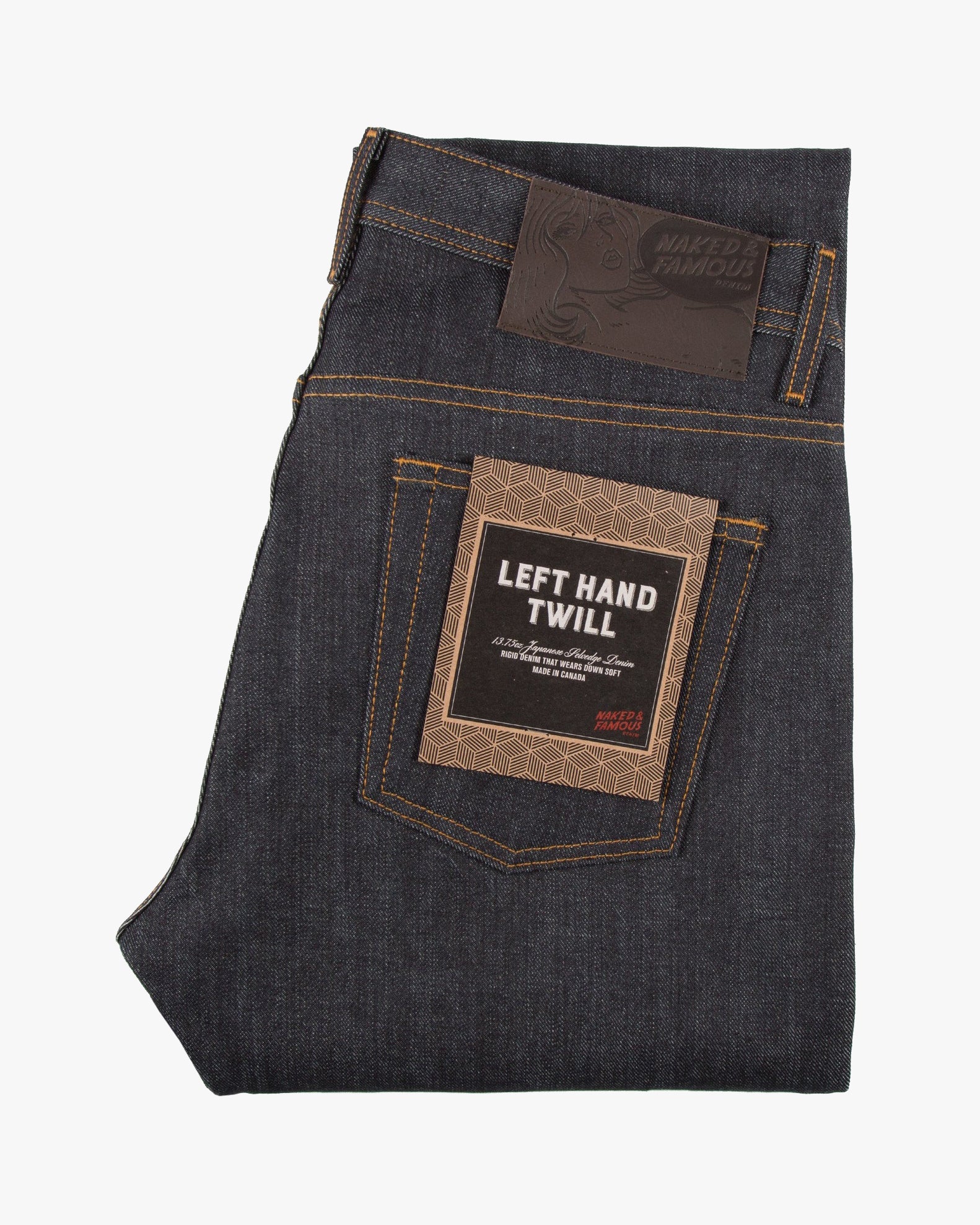 Naked & Famous Denim Weird Guy Regular Tapered Mens Jeans - Left Hand Twill Selvedge