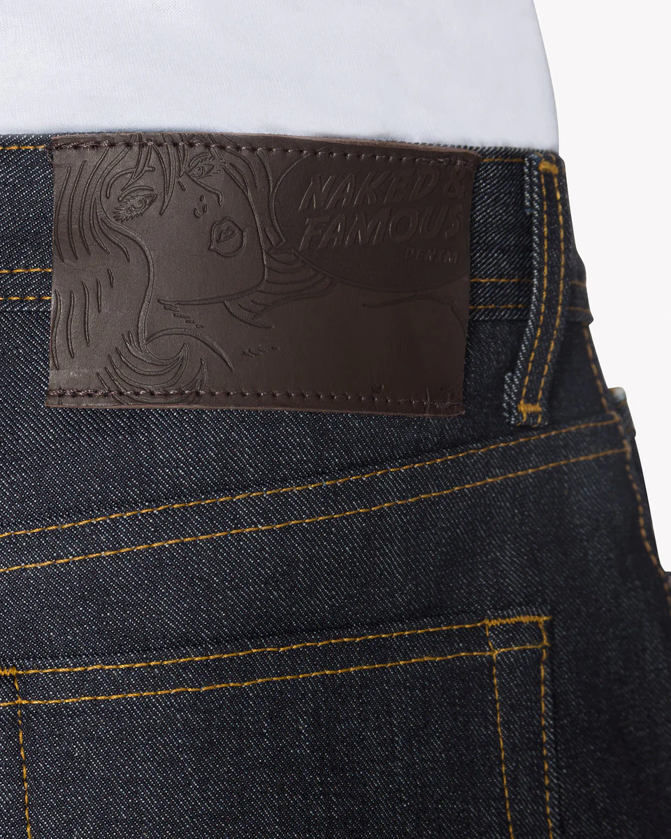 Naked & Famous Denim Weird Guy Regular Tapered Mens Jeans - Left Hand Twill Selvedge - Image 6