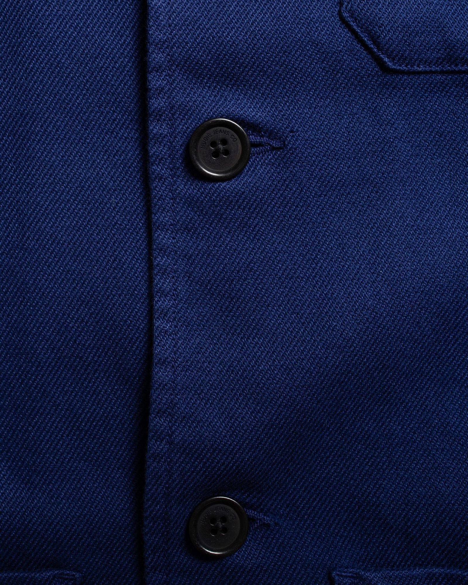 Nudie Jeans Barney Worker Jacket - Mid Blue - Image 6