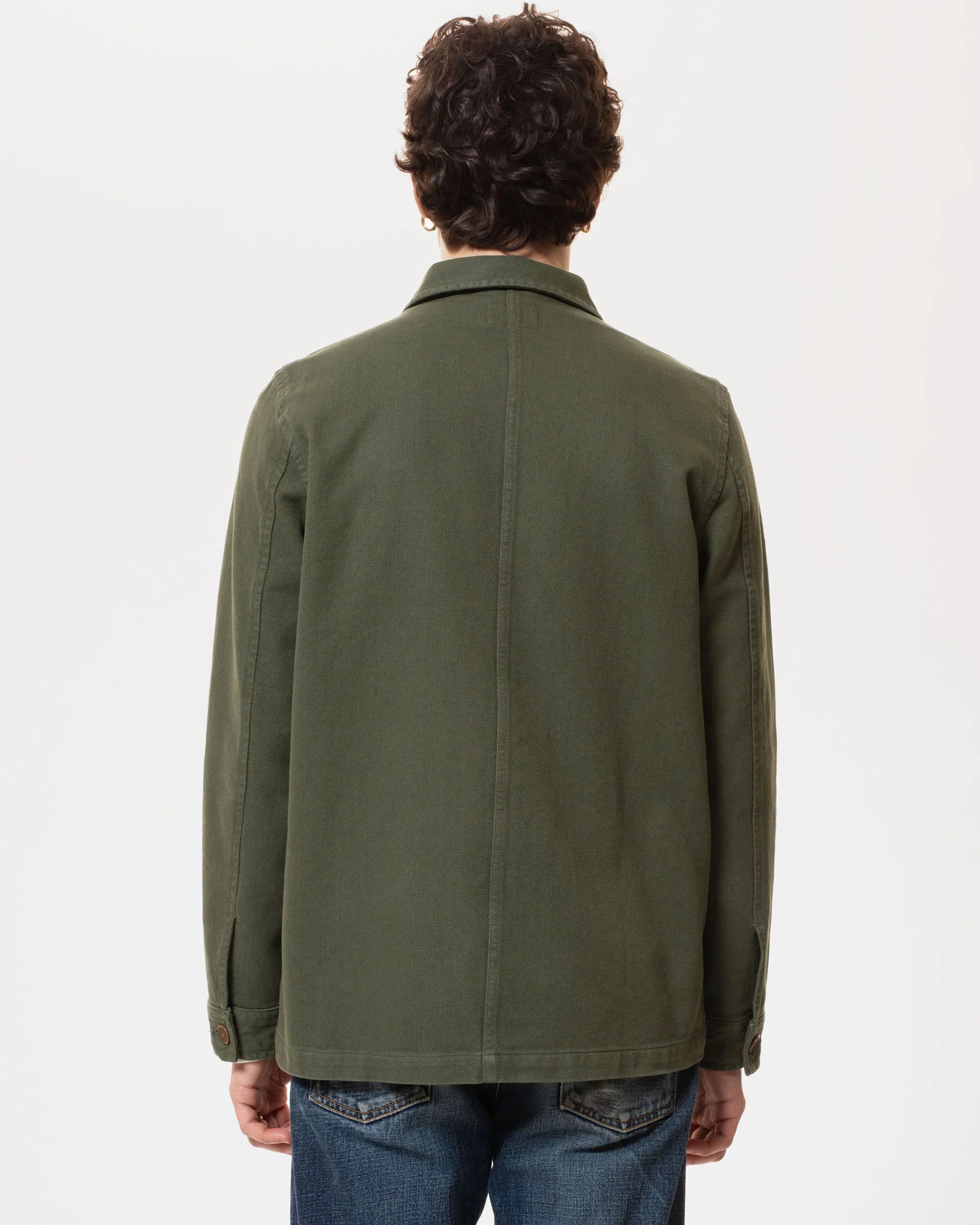 Nudie Jeans Barney Worker Jacket - Olive - Image 5