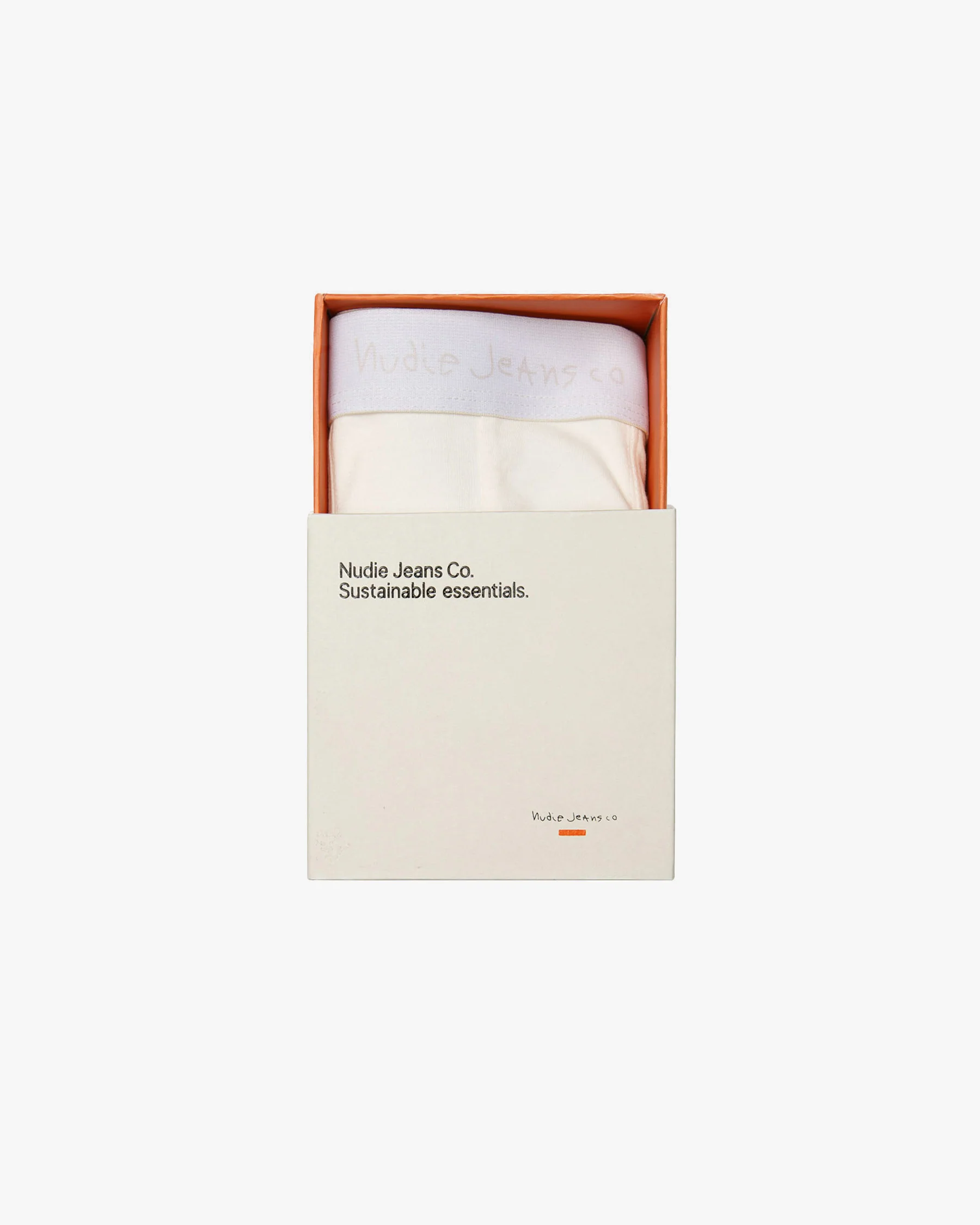 Nudie Jeans Boxer Briefs 1-Pack - Off White - Image 2