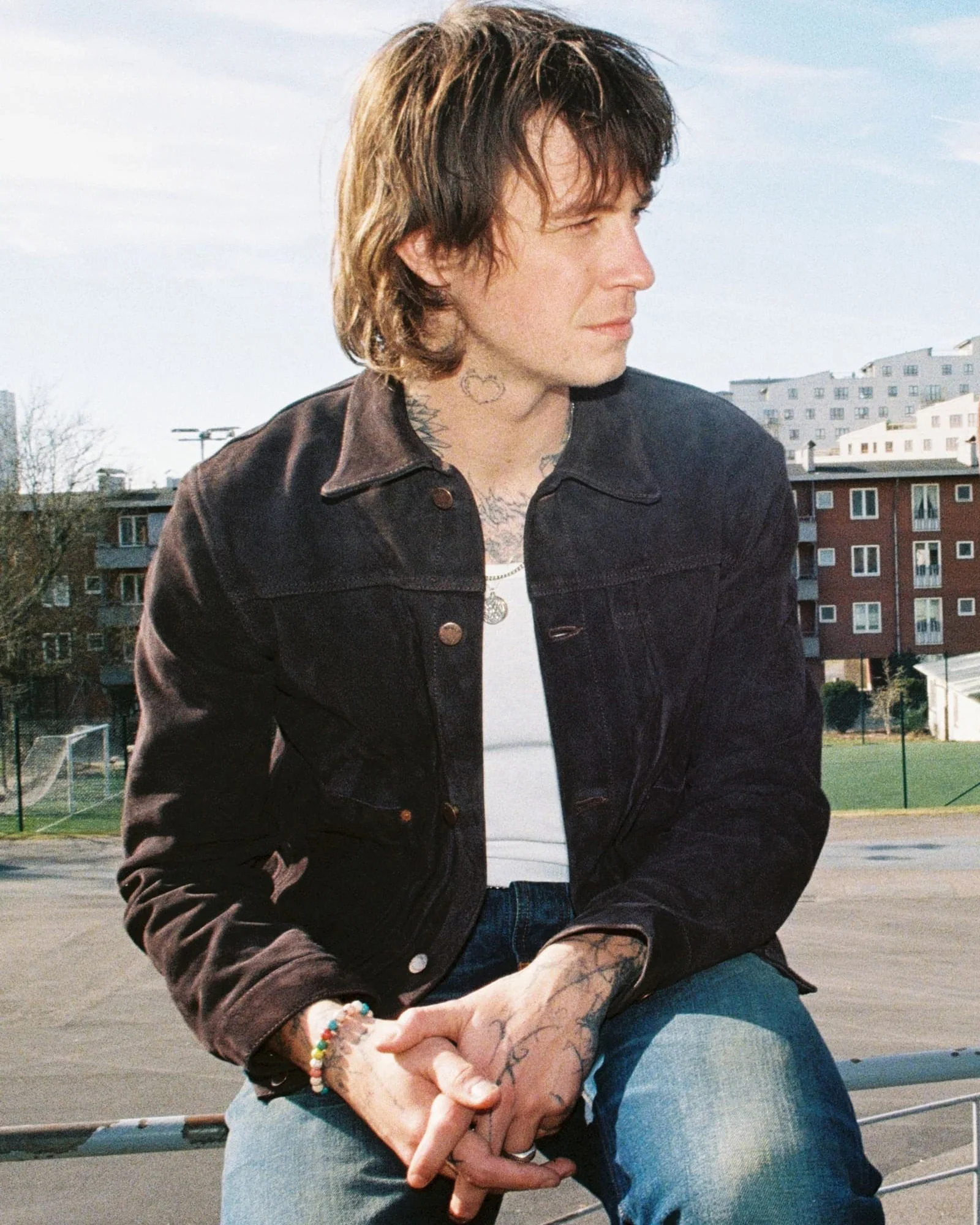 Nudie Jeans Dante II Suede Jacket - Dark Brown - Image 2