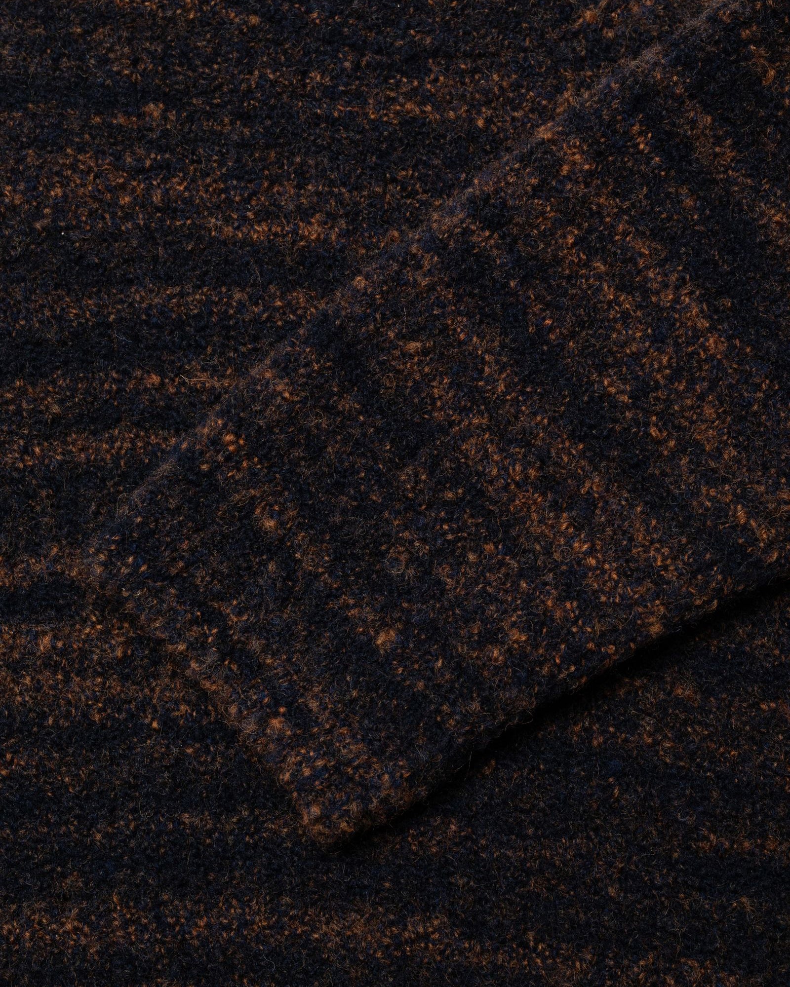 Nudie Jeans Gurra Boucle Sweater - Black / Brown - Image 2