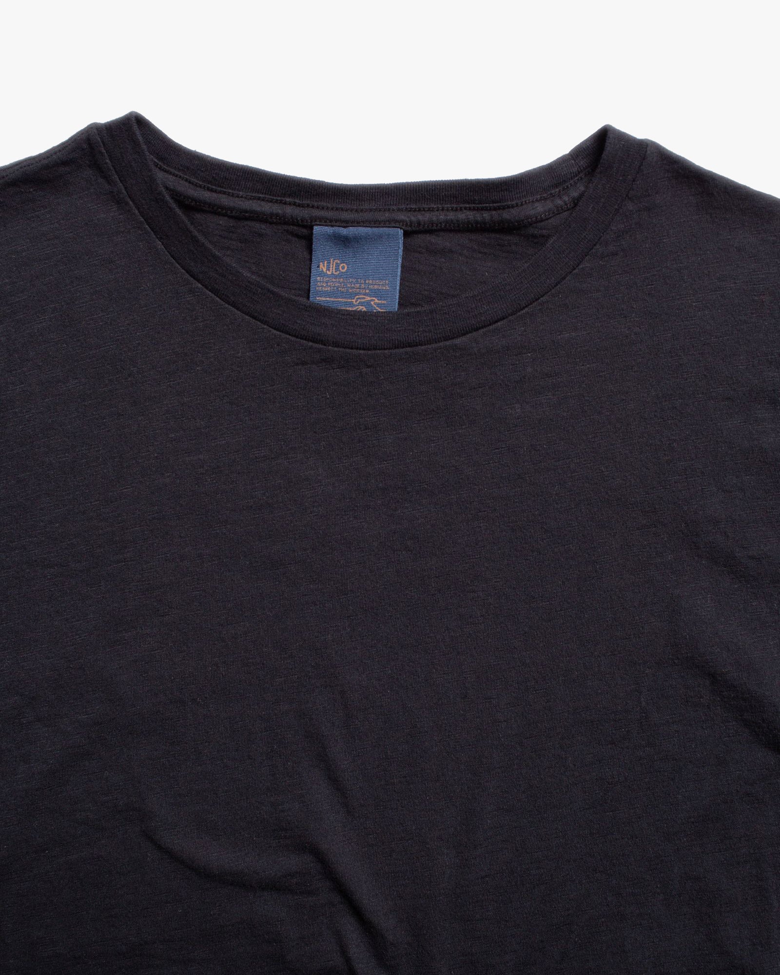Nudie Jeans Roffe Slub Tee - Black - Image 4