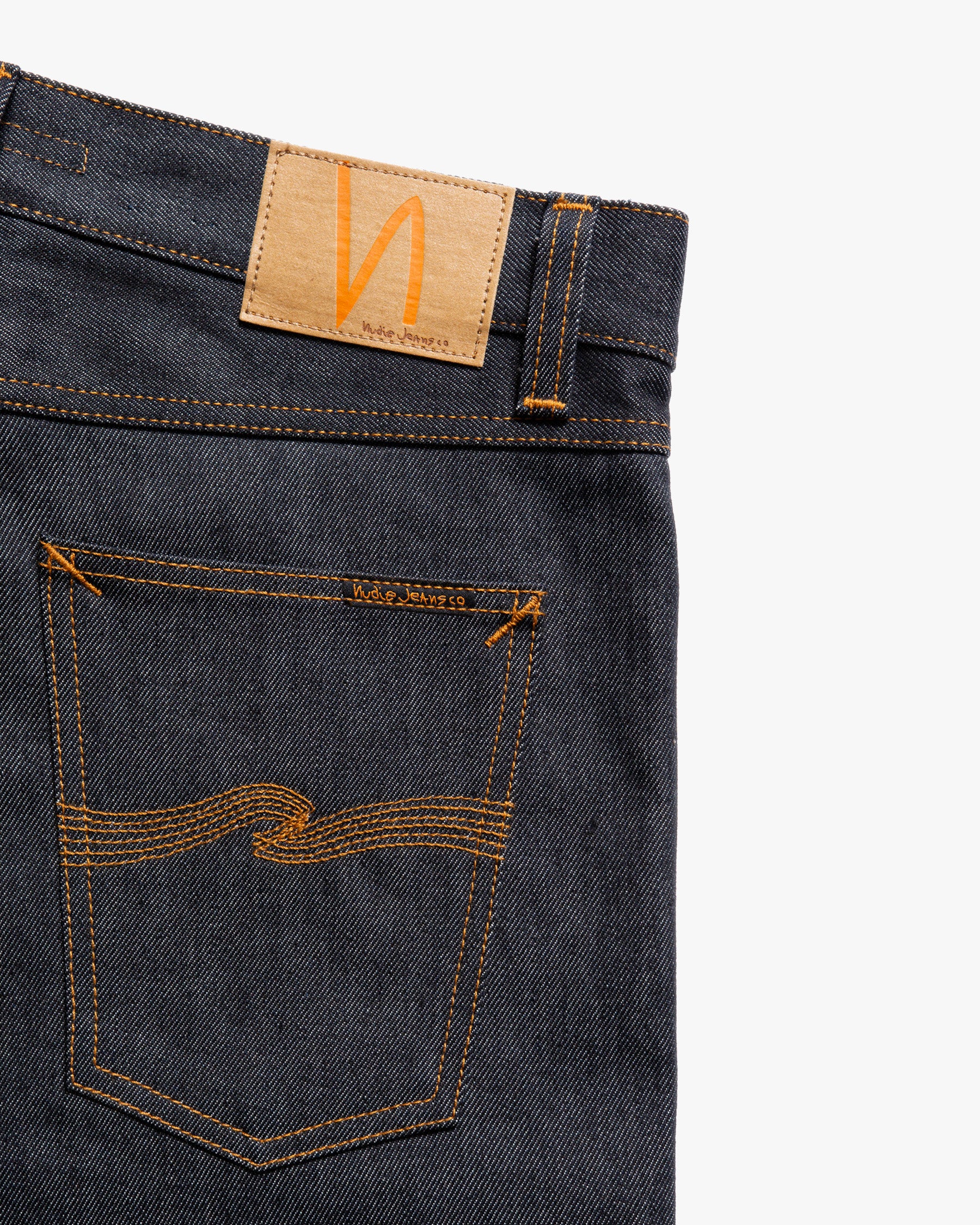 Nudie Steady Eddie II Regular Tapered Mens Jeans - Dry Heavy - Image 2
