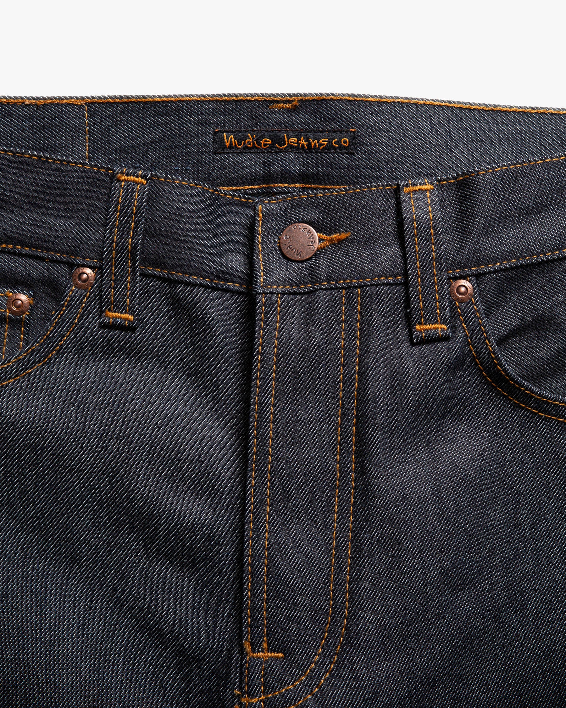 Nudie Steady Eddie II Regular Tapered Mens Jeans - Dry Heavy - Image 7
