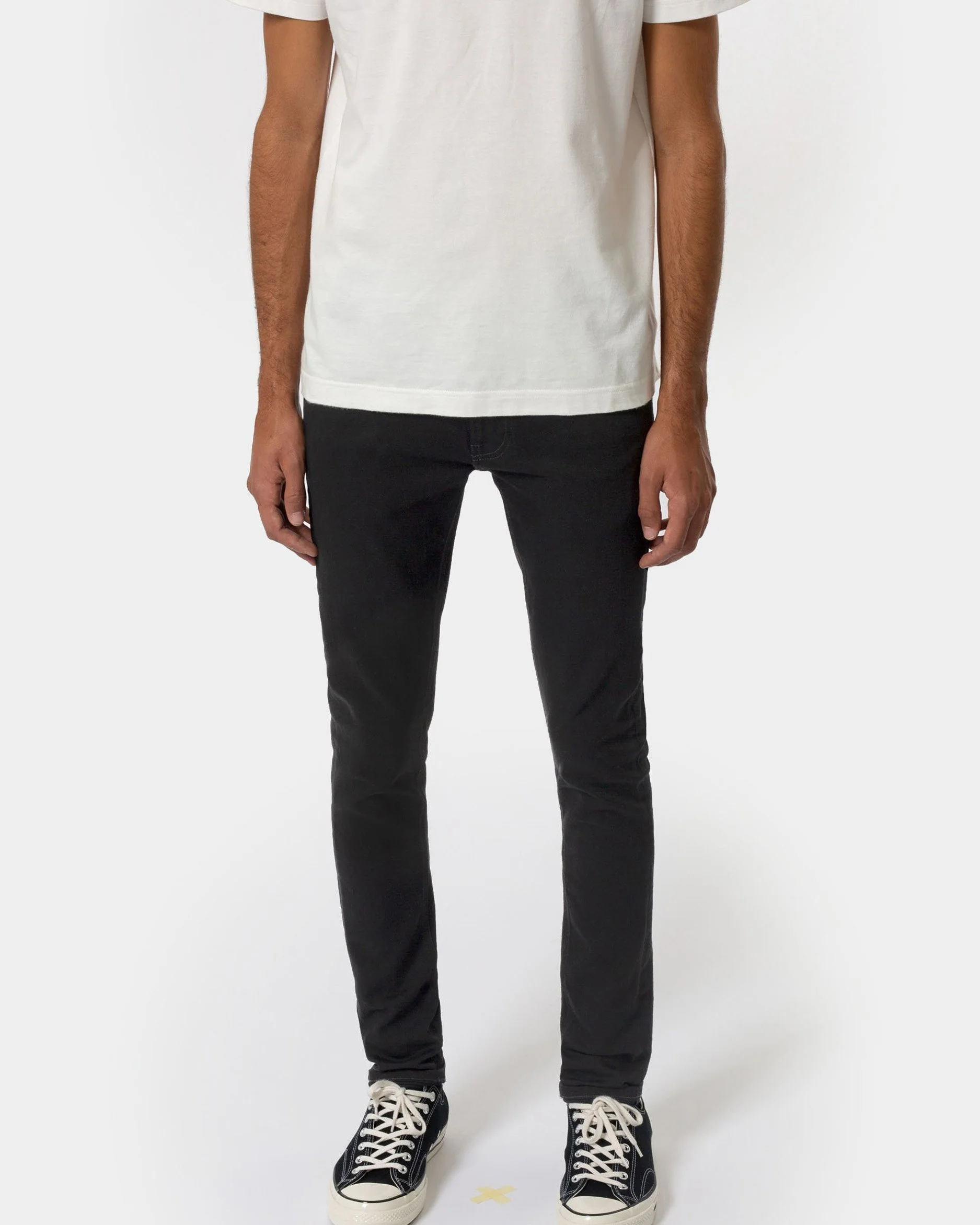 Nudie Tight Terry Skinny Fit Mens Jeans - Everblack - Image 3