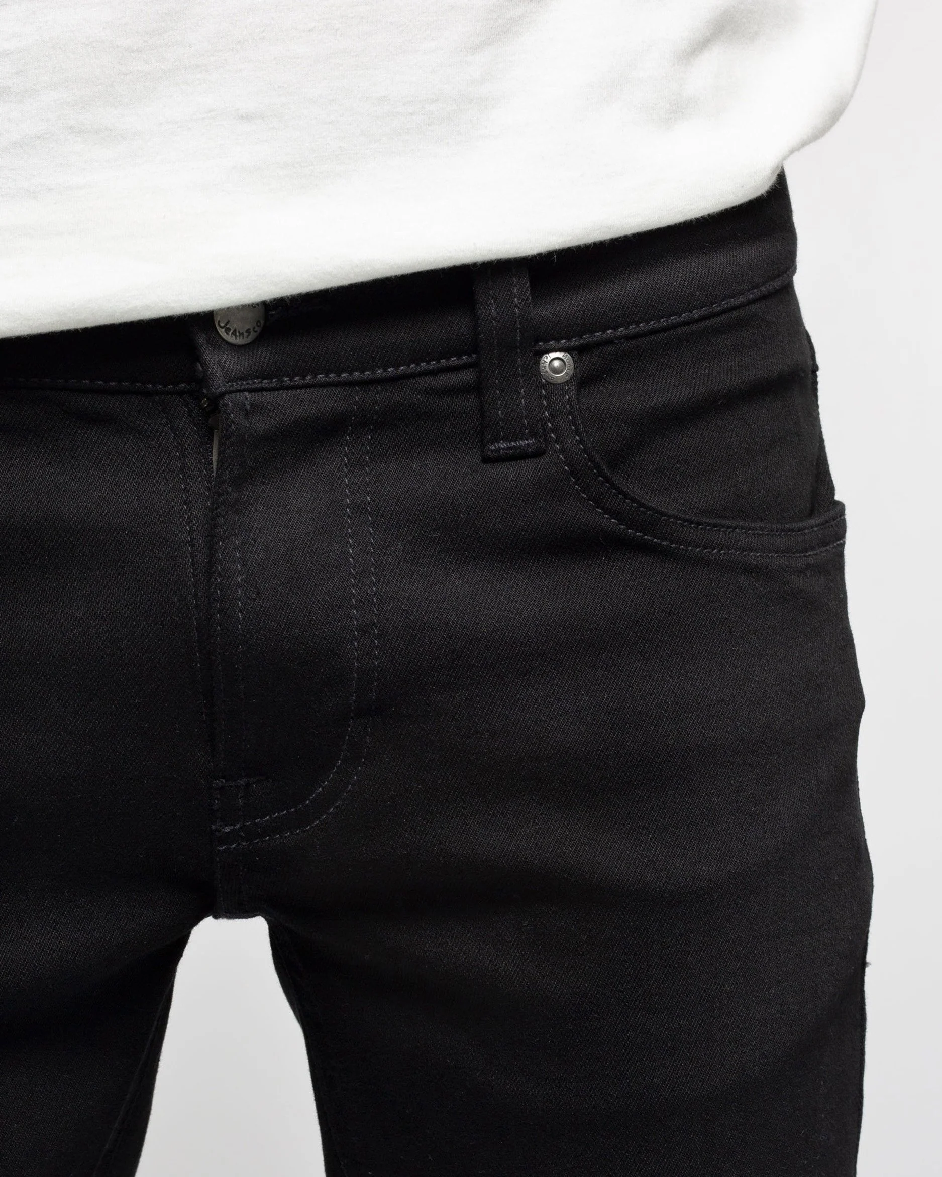 Nudie Tight Terry Skinny Fit Mens Jeans - Everblack - Image 5
