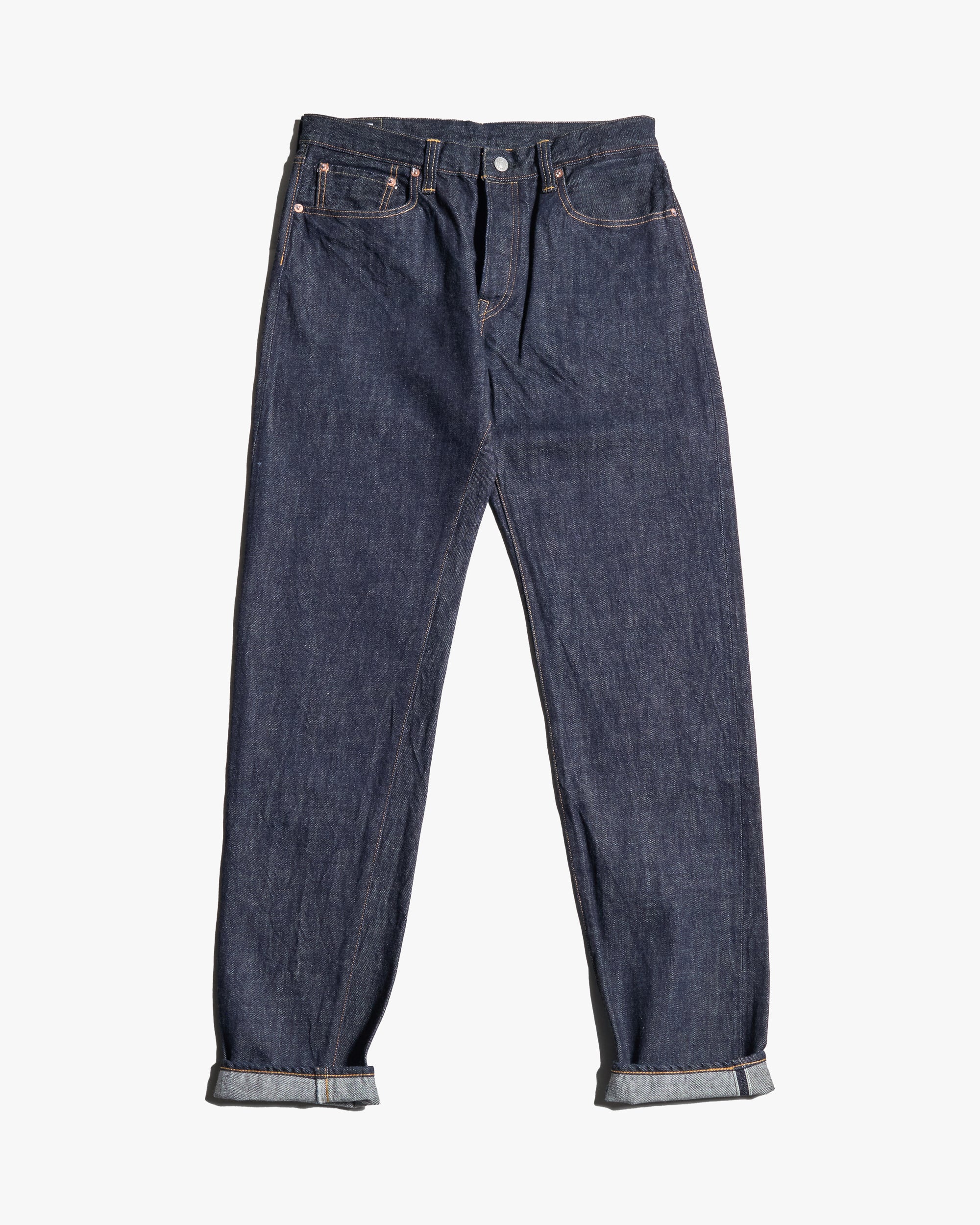 Omoto Denim 0415 Straight Fit 13.5oz Selvedge Jeans - Onewash - Image 5