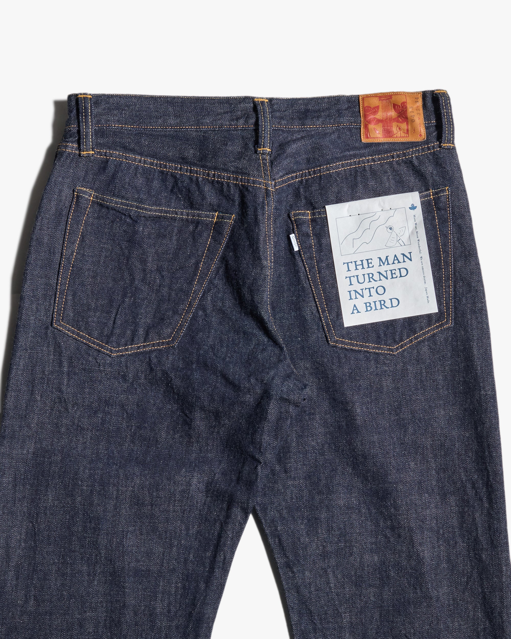 Omoto Denim 0415 Straight Fit 13.5oz Selvedge Jeans - Onewash - Image 6