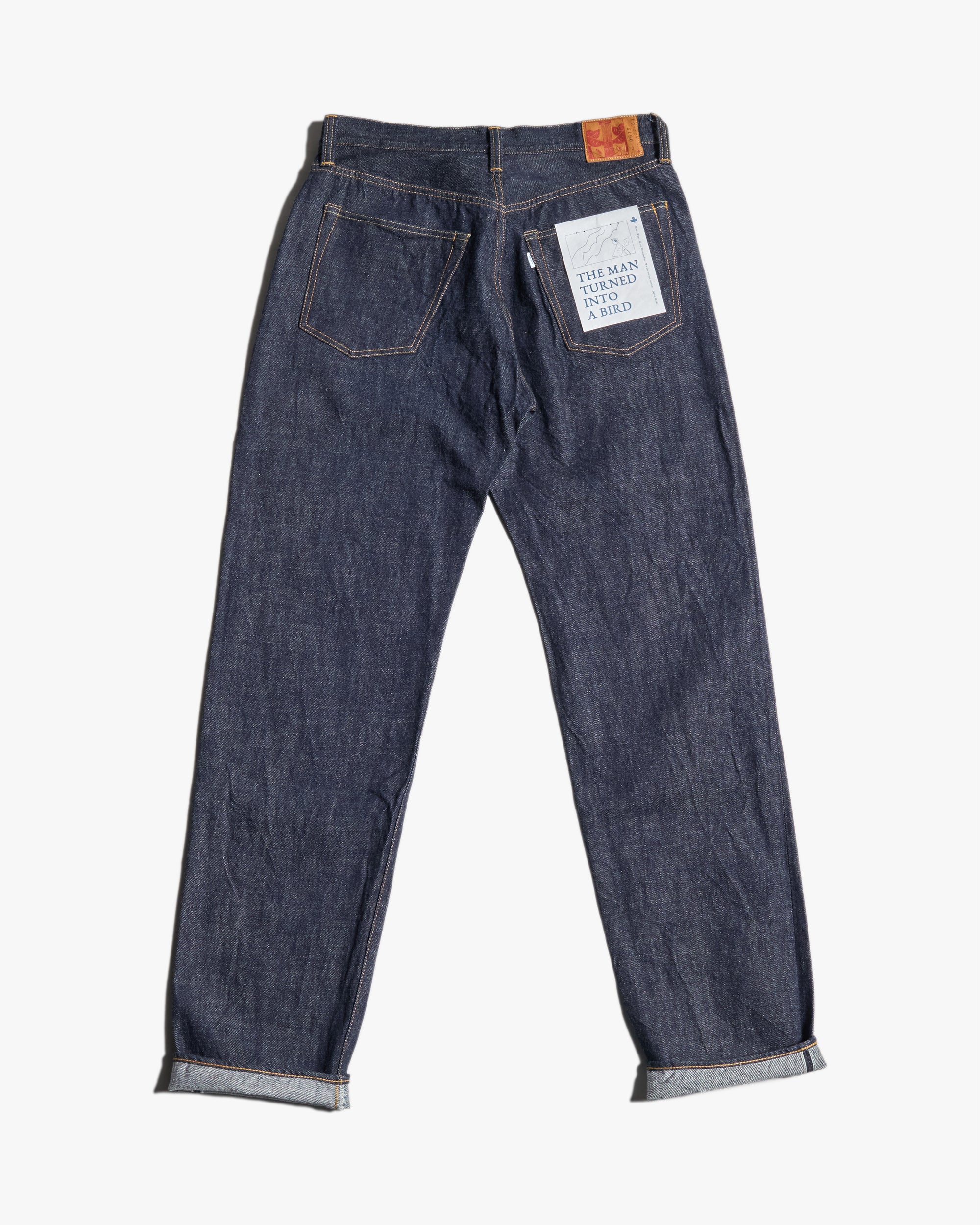 Omoto Denim 0615 Relaxed Tapered 13.5oz Selvedge Jeans - Onewash - Image 5
