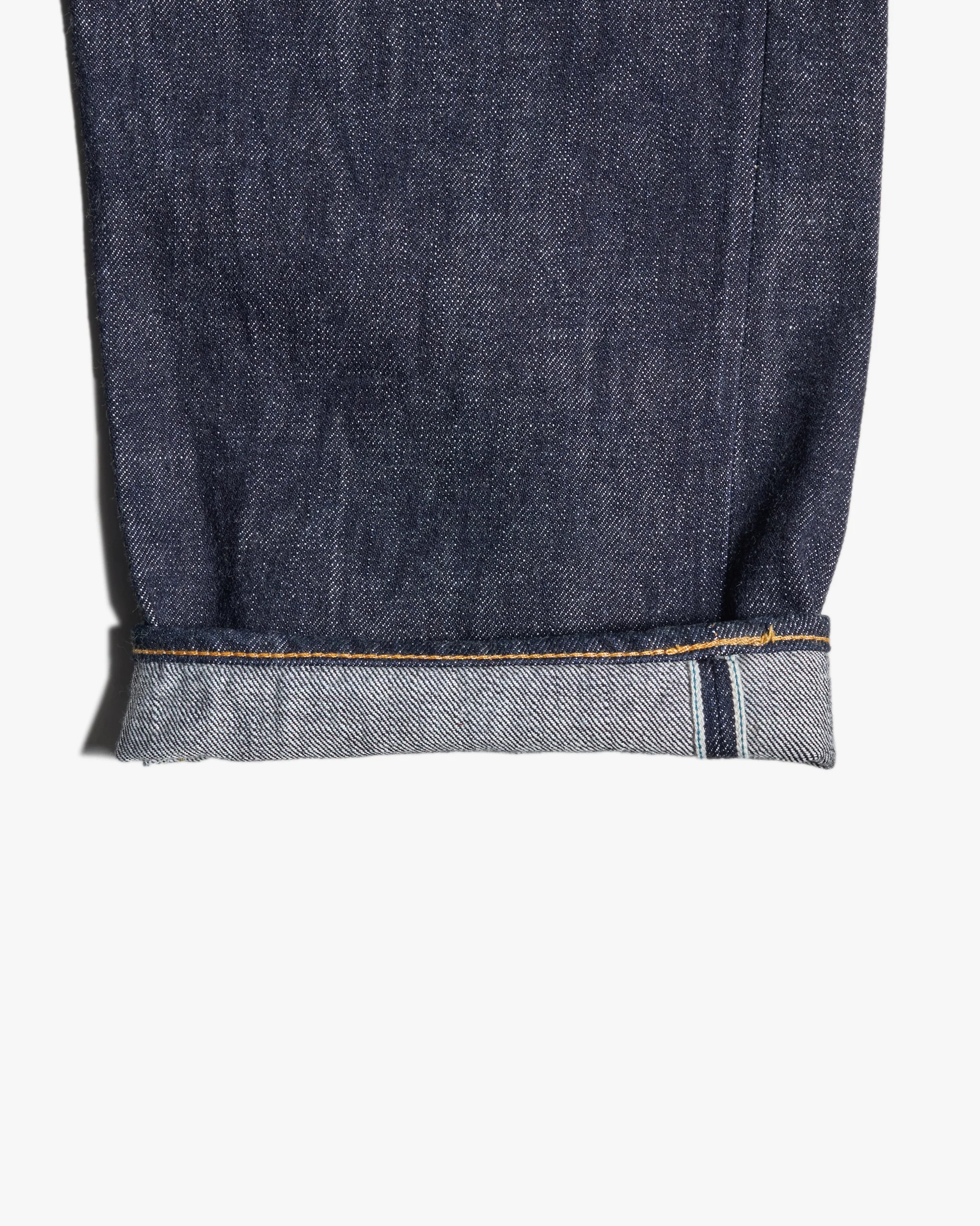 Omoto Denim 0615 Relaxed Tapered 13.5oz Selvedge Jeans - Onewash - Image 8