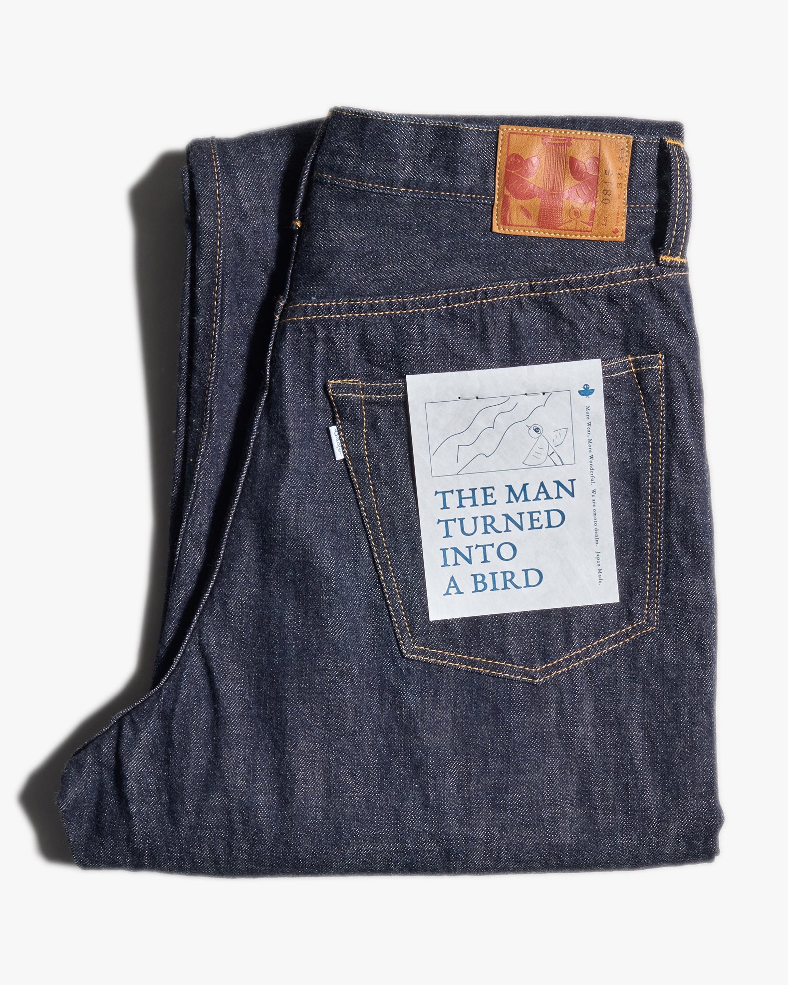 Omoto Denim 0815 Loose Fit 13.5oz Selvedge Jeans - Onewash