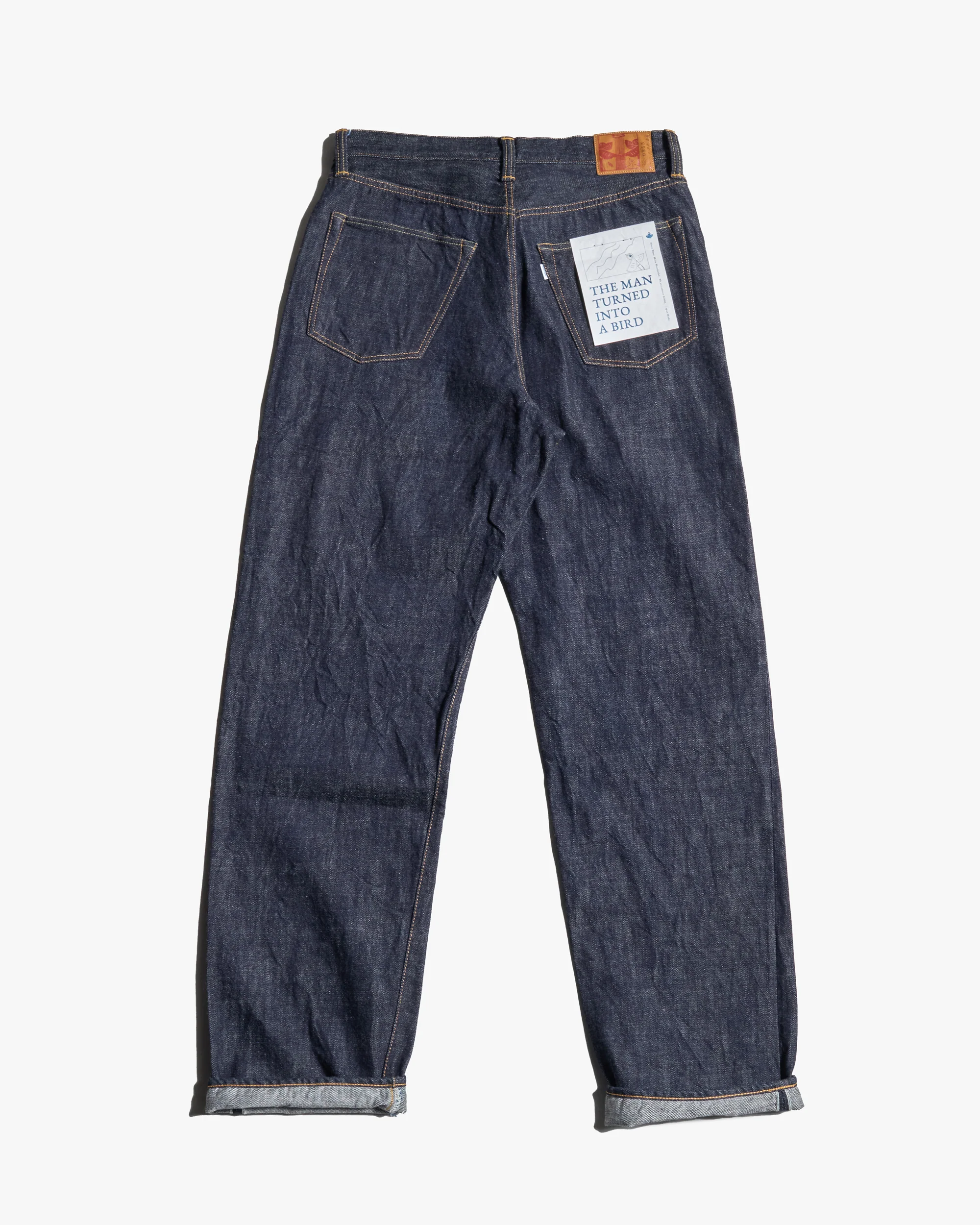 Omoto Denim 0815 Loose Fit 13.5oz Selvedge Jeans - Onewash - Image 4