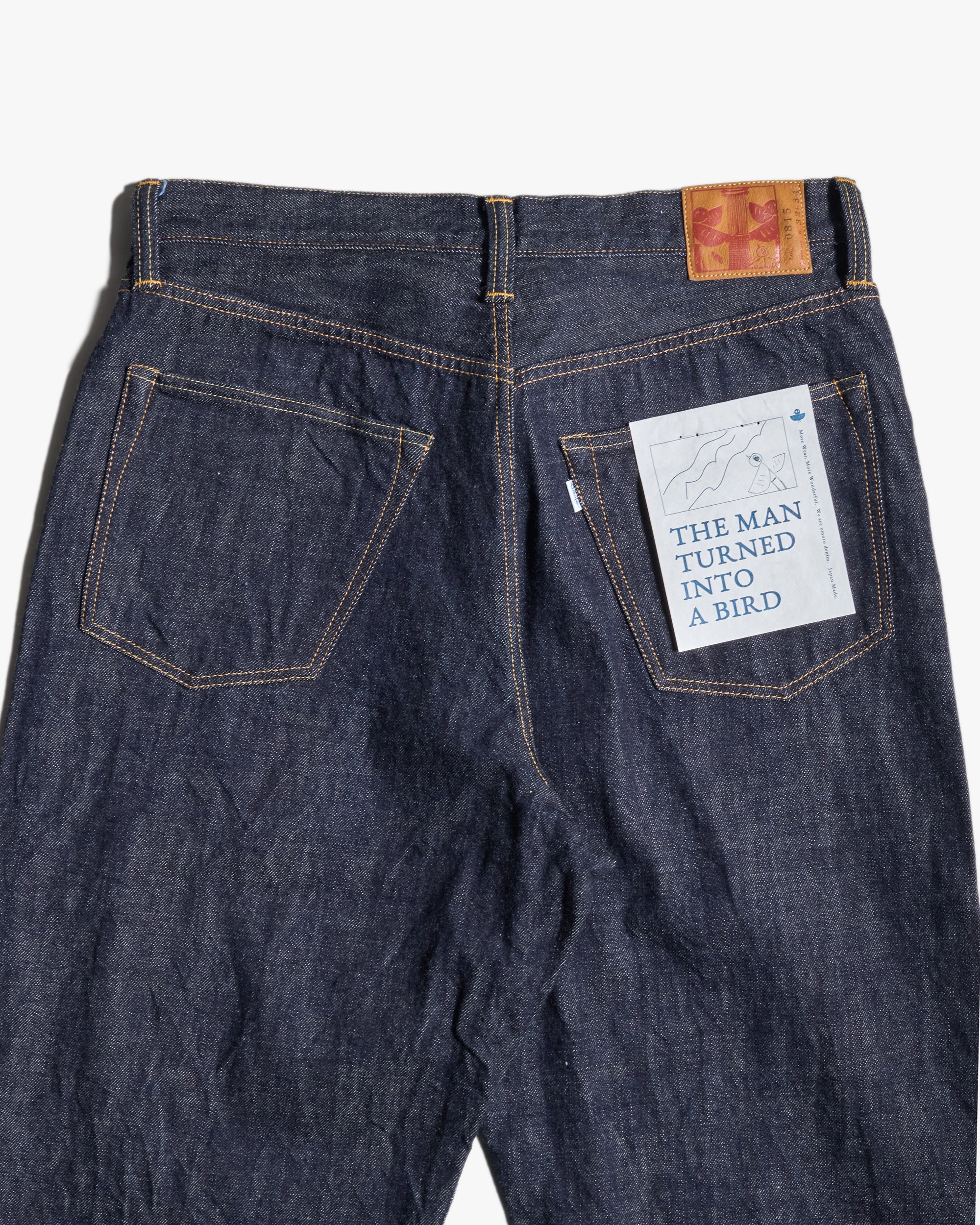 Omoto Denim 0815 Loose Fit 13.5oz Selvedge Jeans - Onewash - Image 6