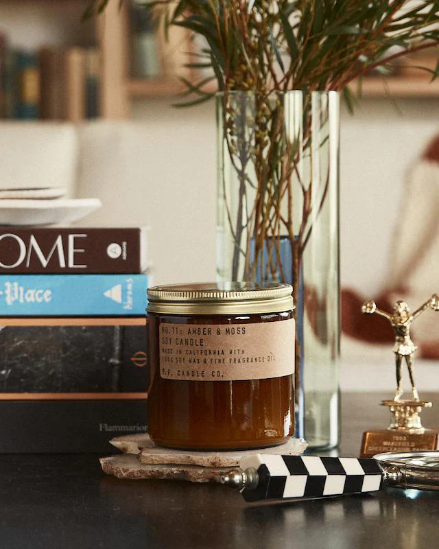P.F. Candle Co. 12.5oz Large Concentrated Candle - Amber & Moss - Image 4