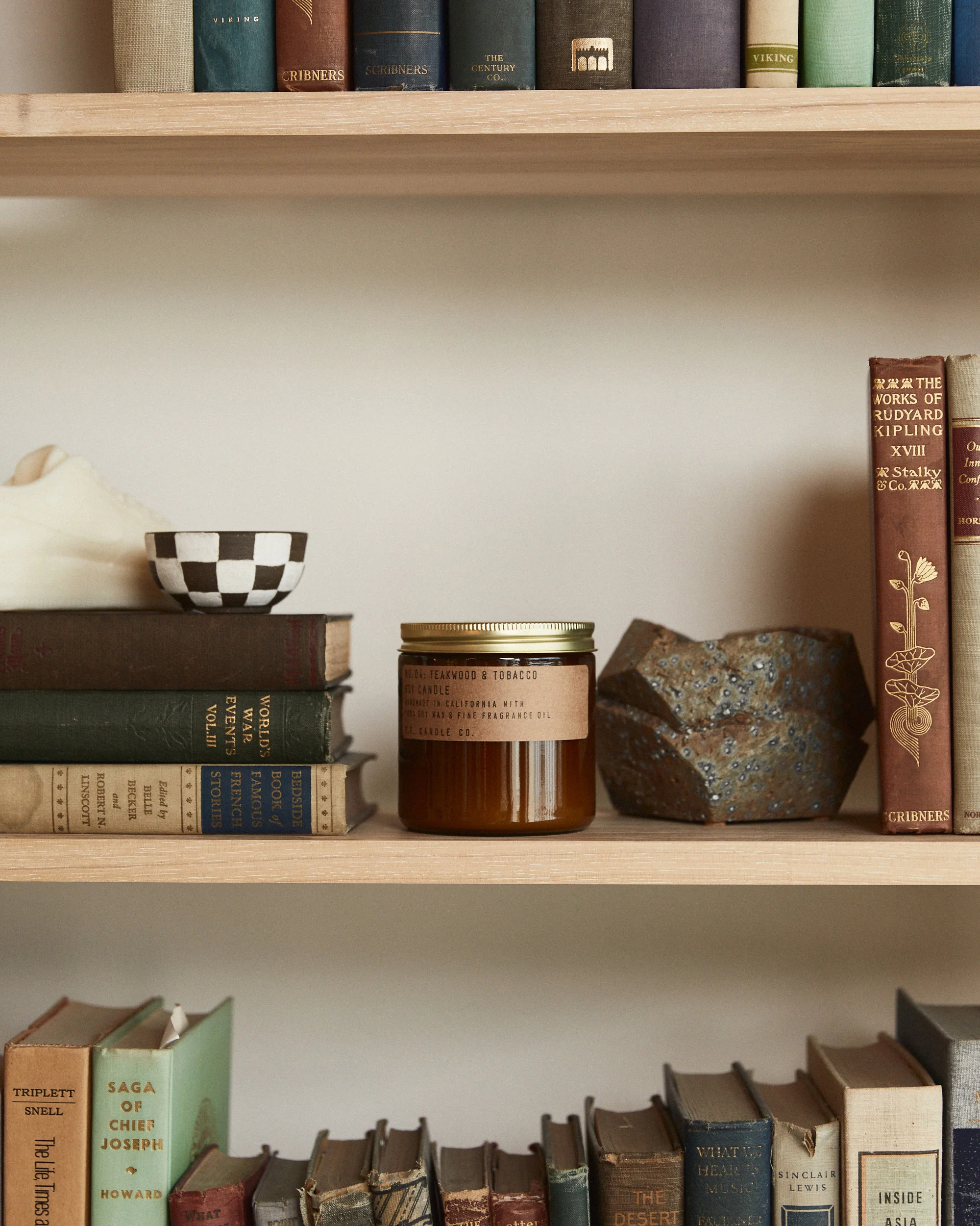 P.F. Candle Co. 12.5oz Large Concentrated Candle - Teakwood & Tobacco - Image 3