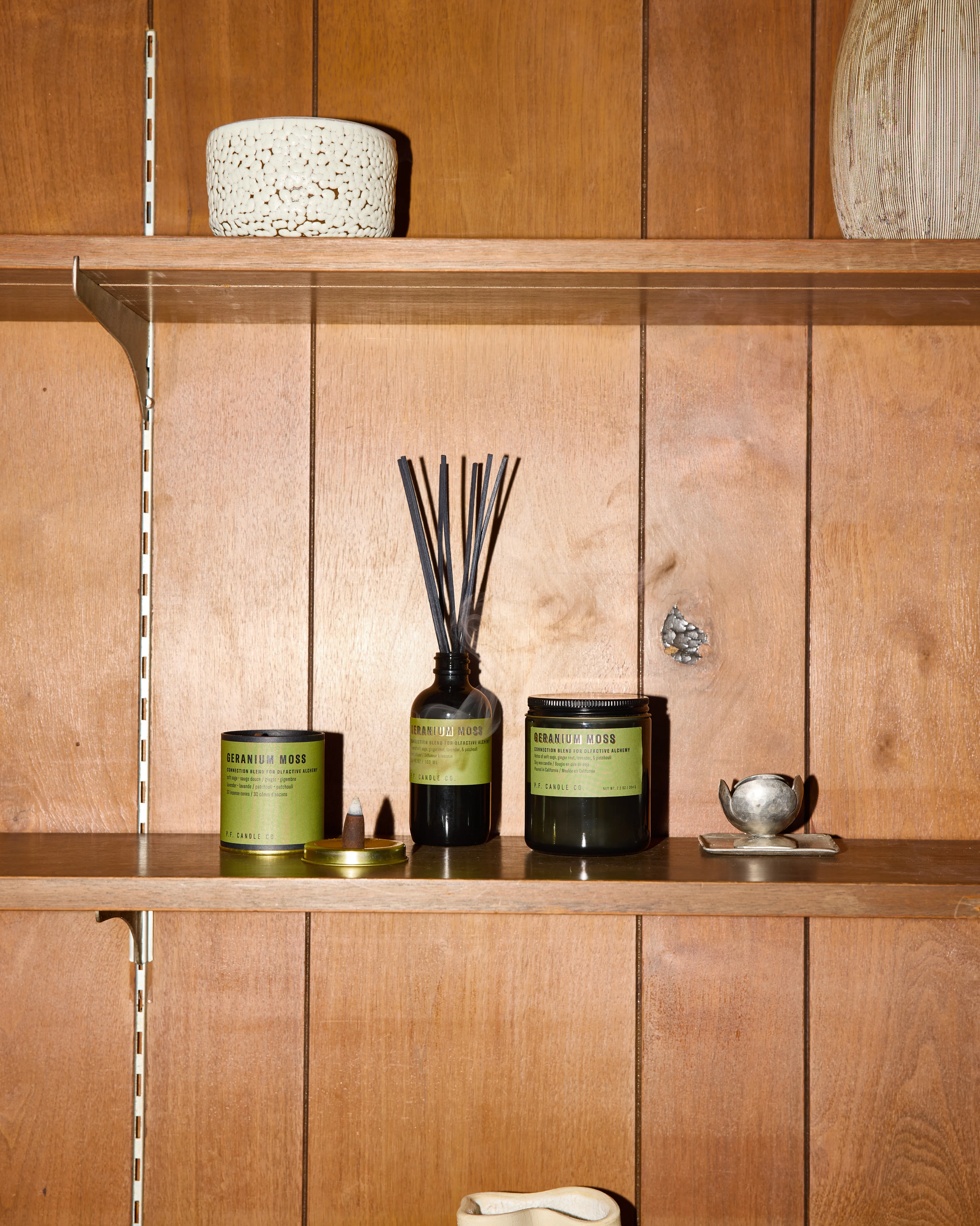 P.F. Candle Co. 7.2oz Alchemy Standard Jar Candle - Geranium Moss - Image 6