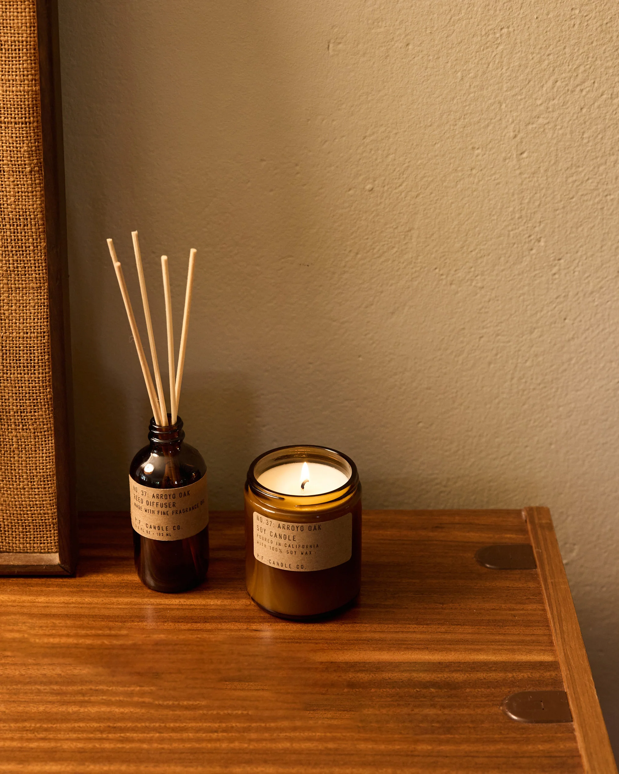 P.F. Candle Co. 7.2oz Standard Jar Candle - Arroyo Oak - Image 4