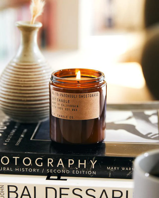 P.F. Candle Co. 7.2oz Standard Jar Candle - Patchouli Sweetgrass - Image 2