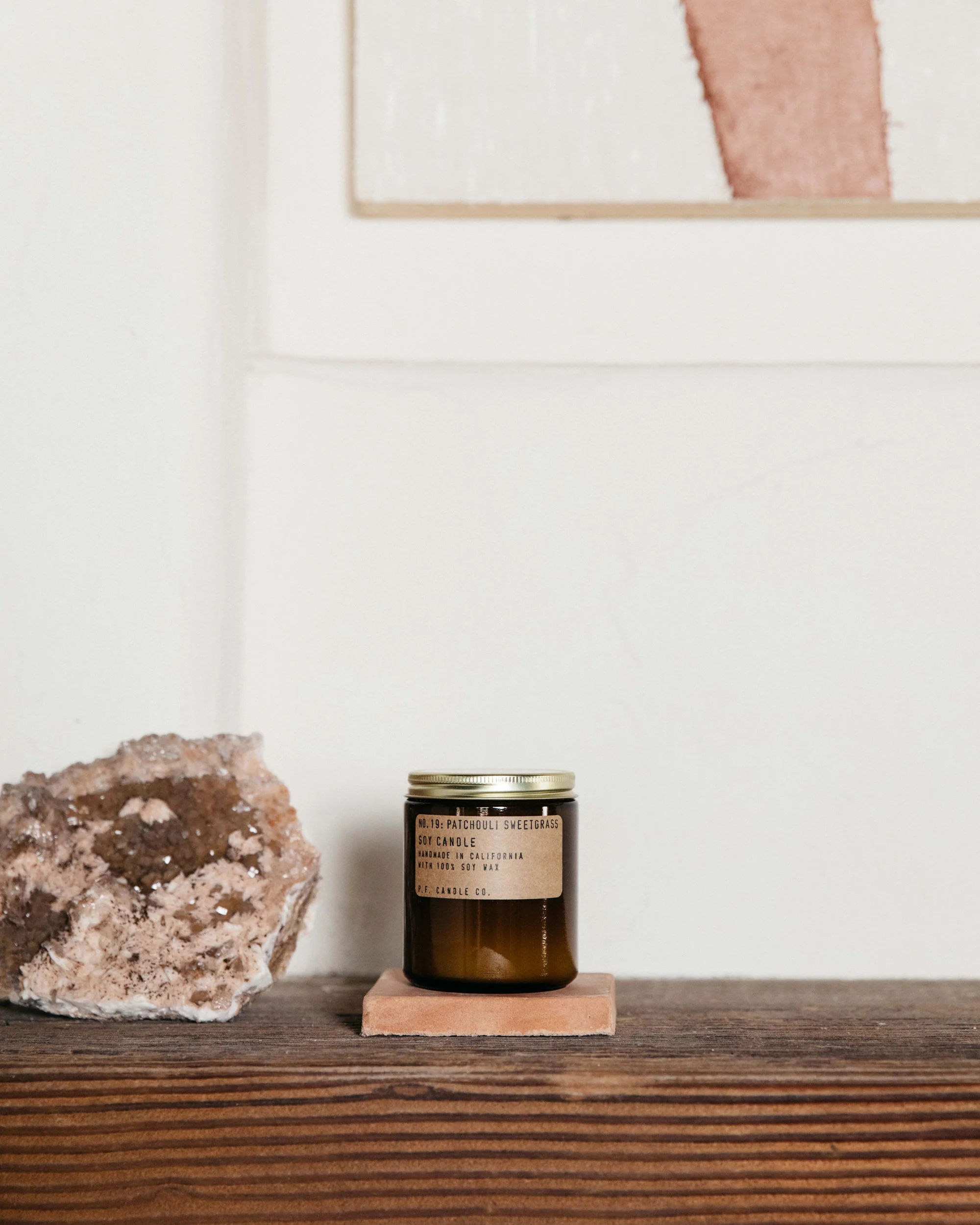 P.F. Candle Co. 7.2oz Standard Jar Candle - Patchouli Sweetgrass - Image 4