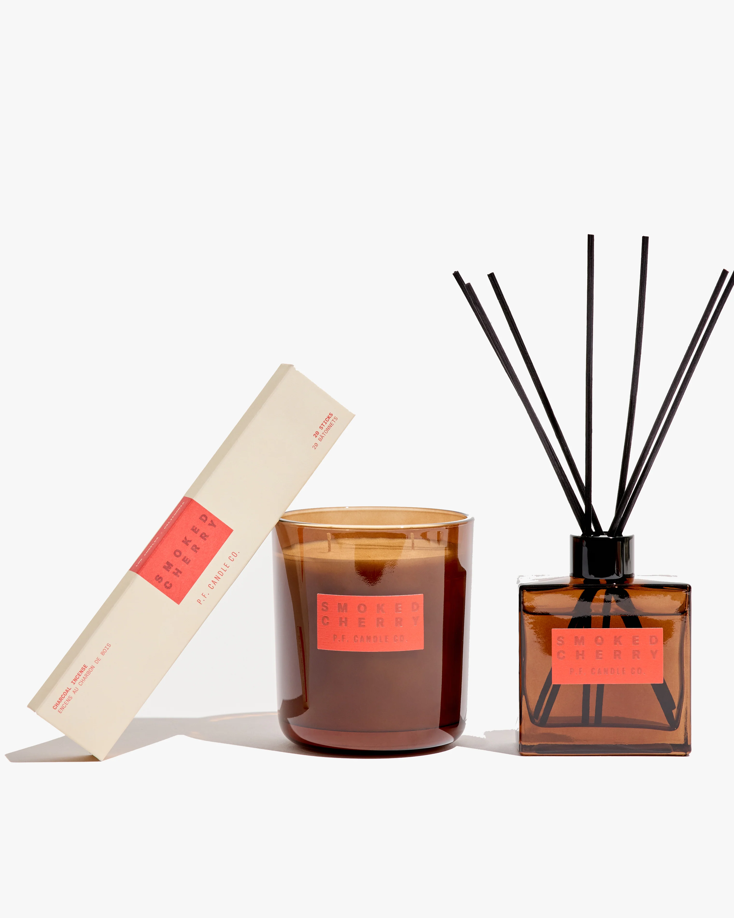 P.F. Candle Co. HI-FI Reed Diffuser - Smoked Cherry - Image 7