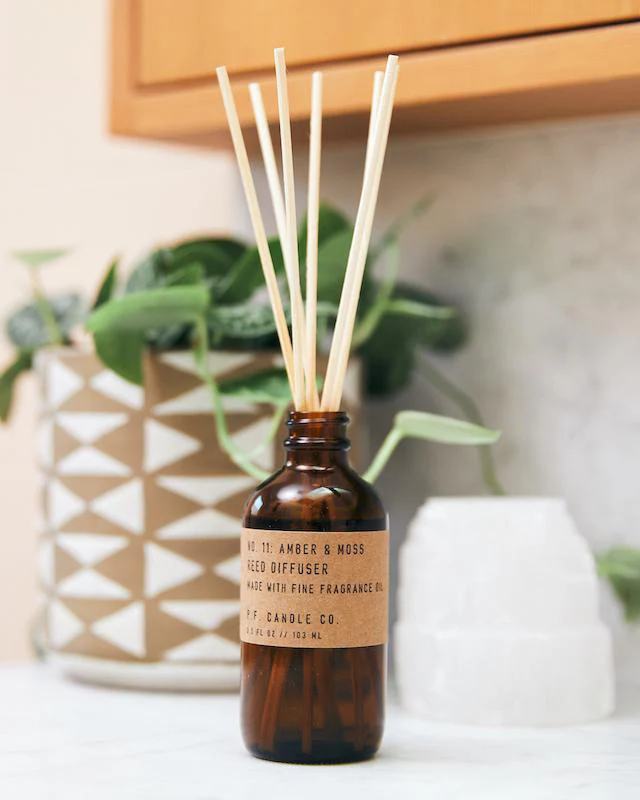 P.F. Candle Co. Reed Diffuser - Amber & Moss - Image 2