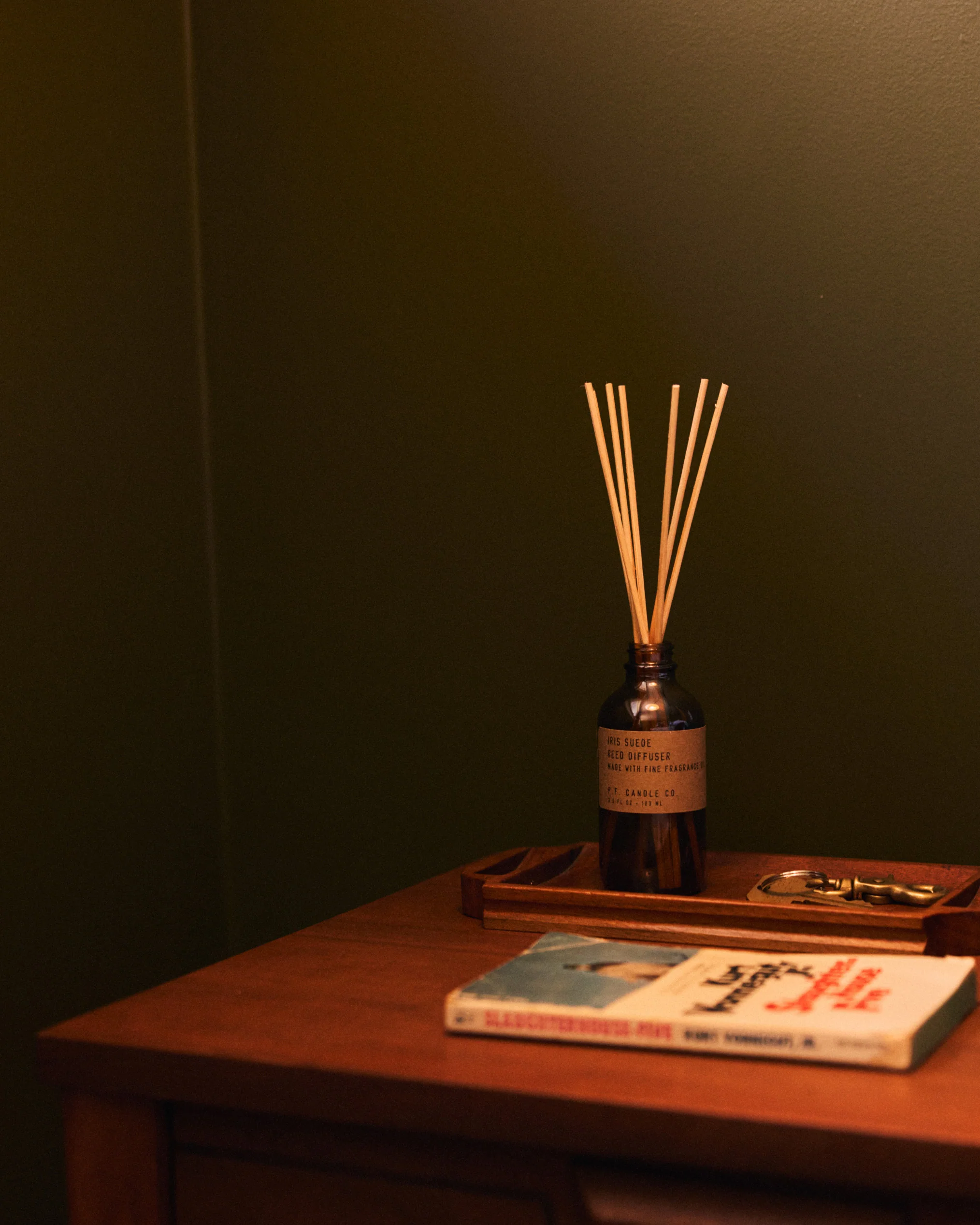 P.F. Candle Co. Reed Diffuser - Iris Suede - Image 4