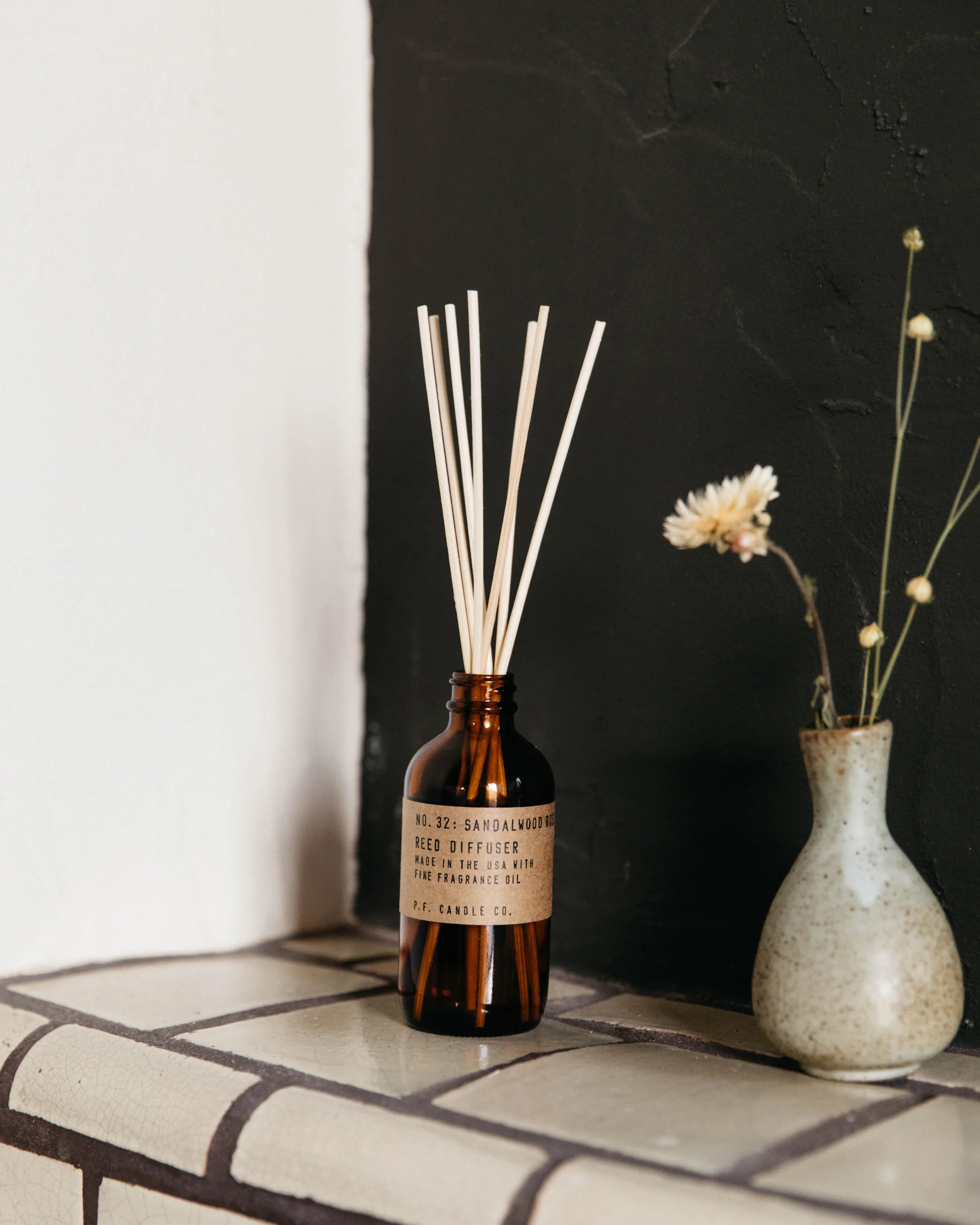 P.F. Candle Co. Reed Diffuser - Sandalwood Rose - Image 4