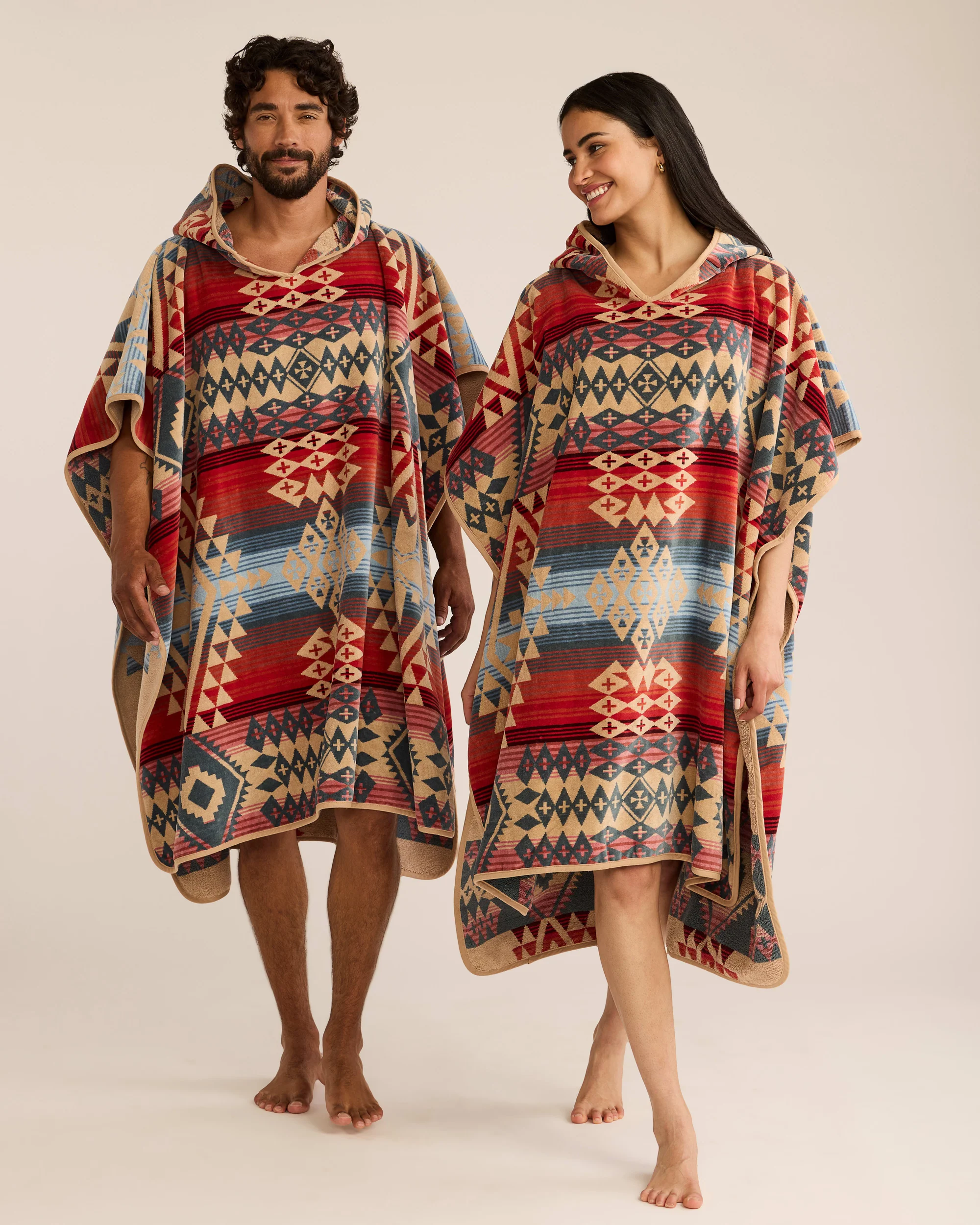 Pendleton Adult Jacquard Hooded Towel - Canyonlands Desert Sky - Image 2