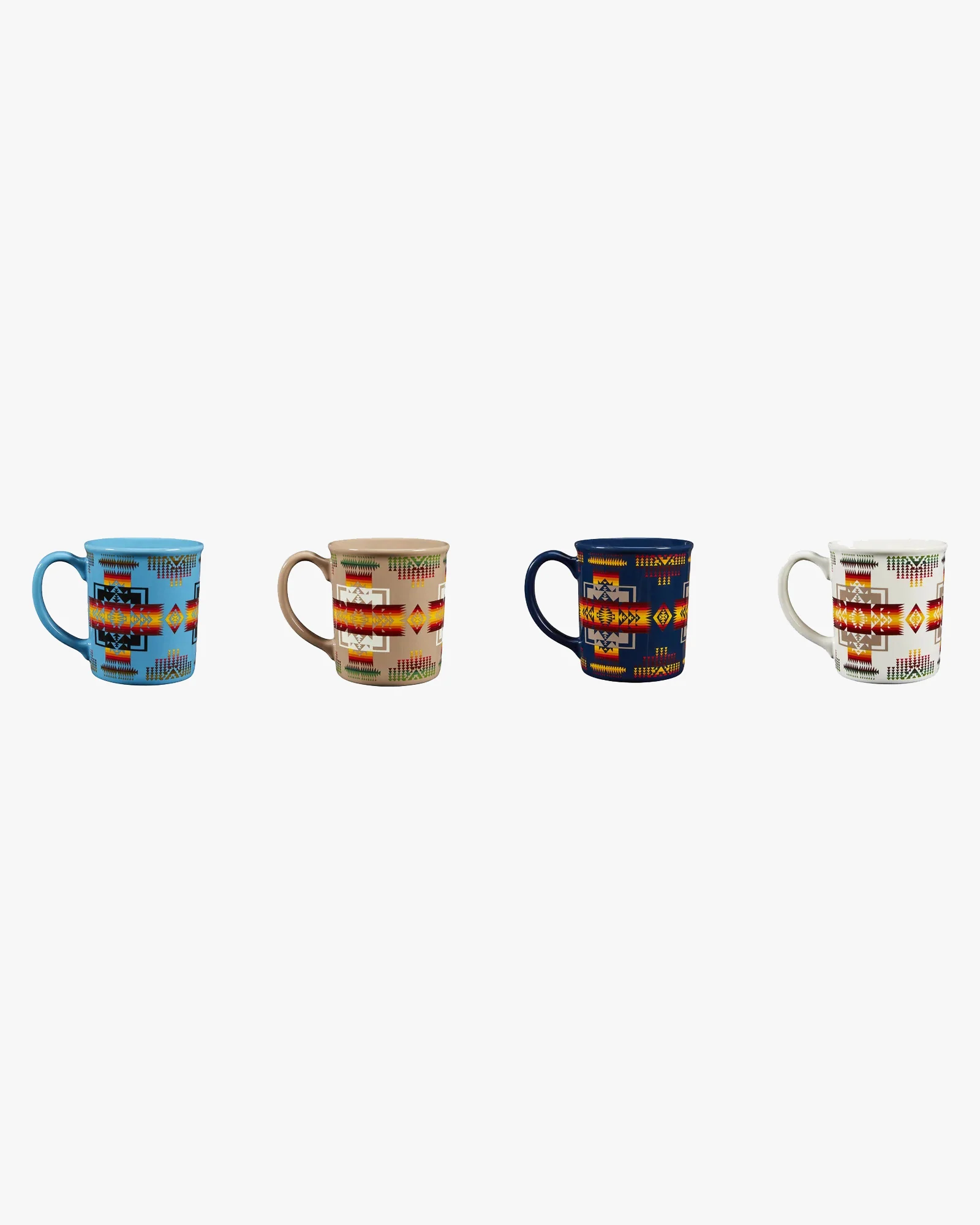 Pendleton Ceramic Mug Set Of 4 - Chief Joseph Multi - Image 3