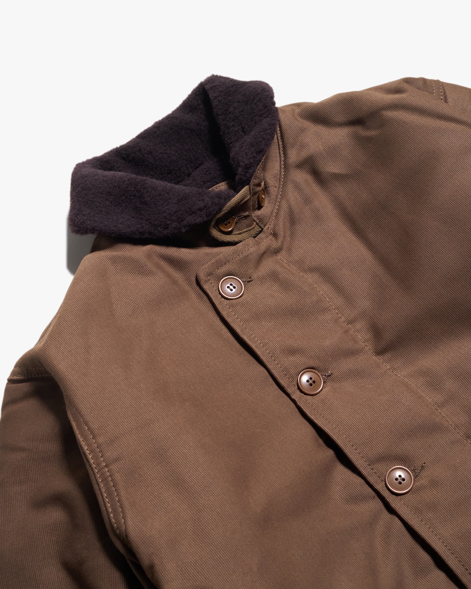 Pike Brothers 1944 N1 Deck Jacket - Waxed Khaki - Image 8