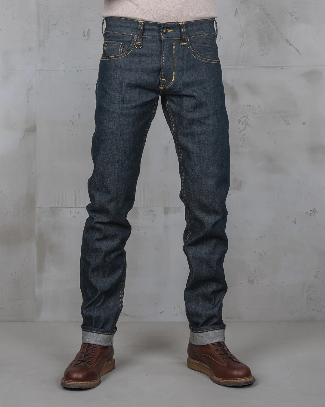 Pike Brothers 1963 Roamer Pant Slim Fit Mens Jeans - 11oz Selvedge Metal - Image 6