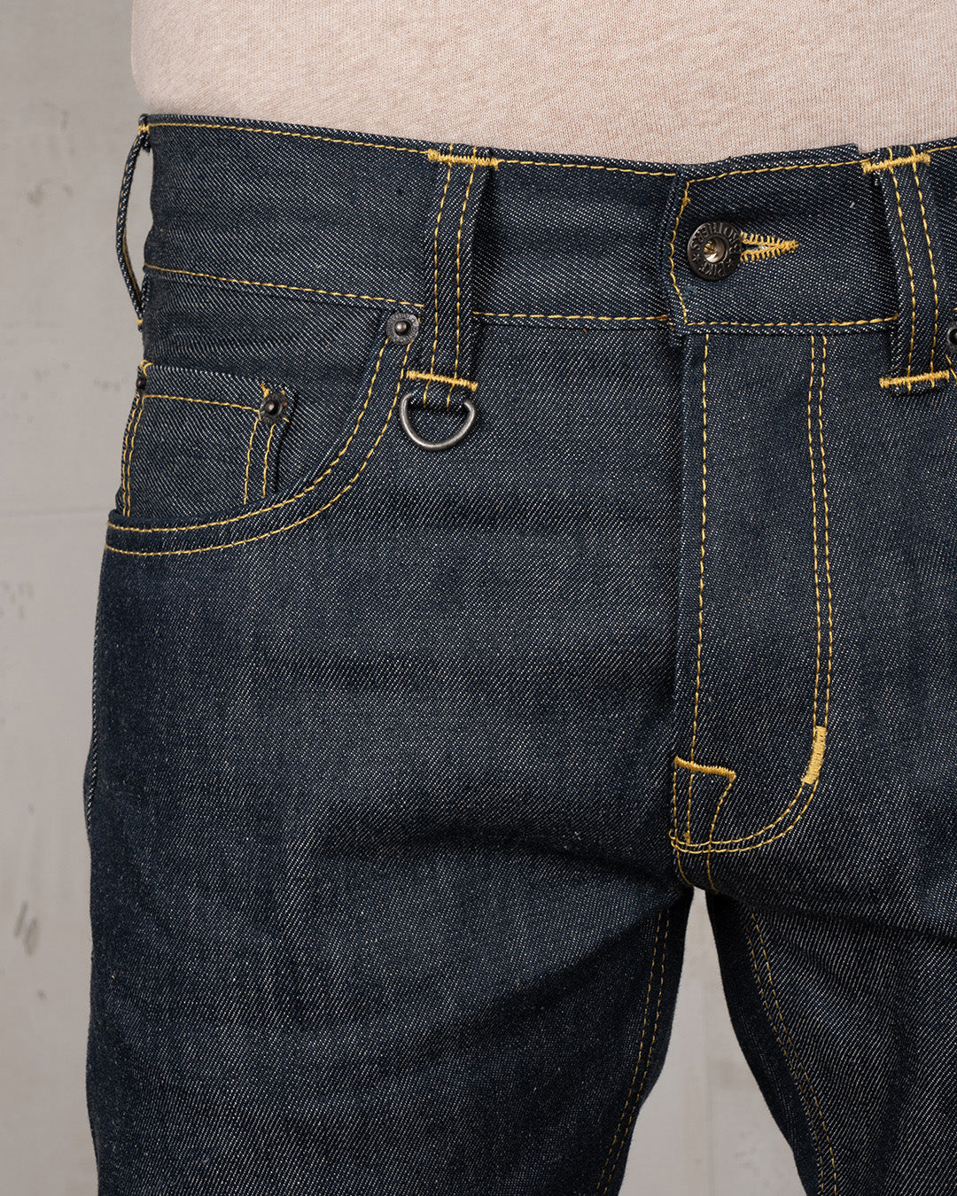 Pike Brothers 1963 Roamer Pant Slim Fit Mens Jeans - 11oz Selvedge Metal - Image 7
