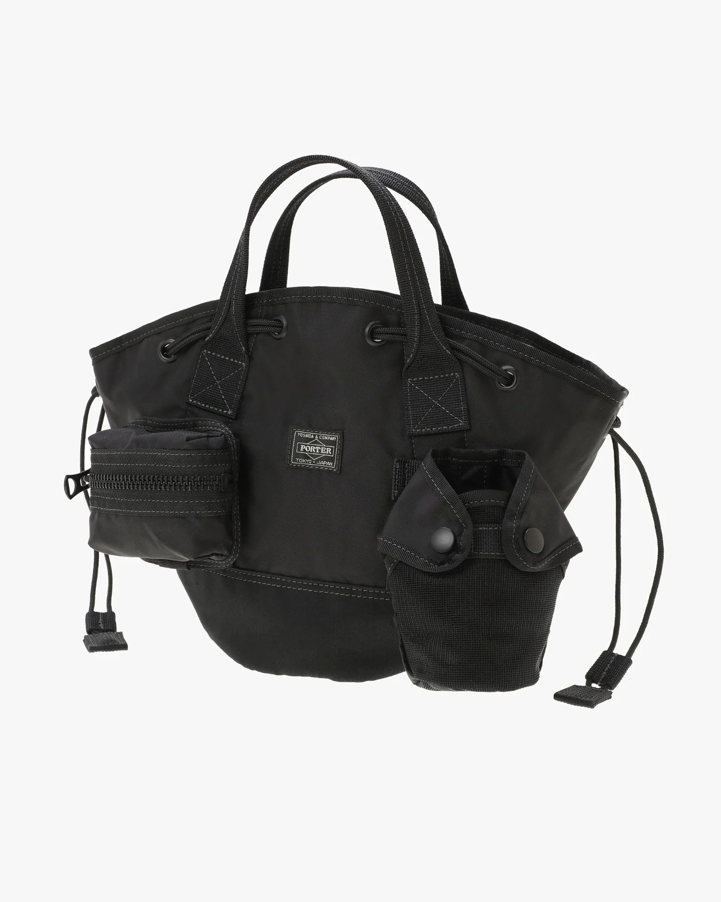 Porter-Yoshida & Co. All Scarf Tote Bag with Pouches - Black