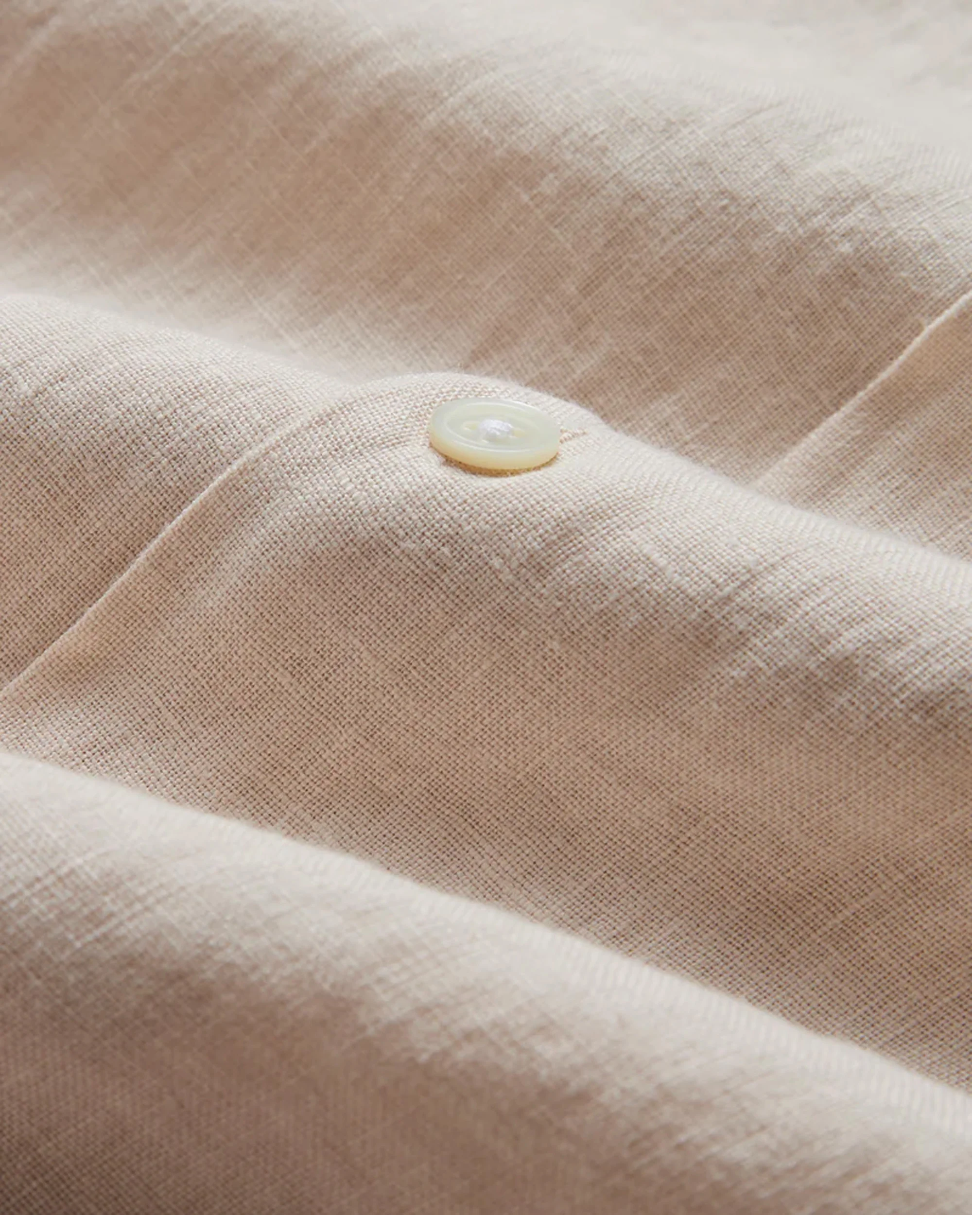 Portuguese Flannel Linen Camp Collar Shirt - Raw - Image 2