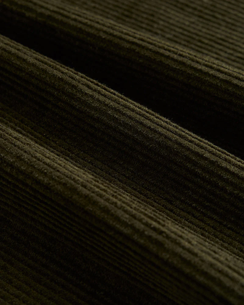 Portuguese Flannel Lobo 2.0 Corduroy Shirt - Olive - Image 5