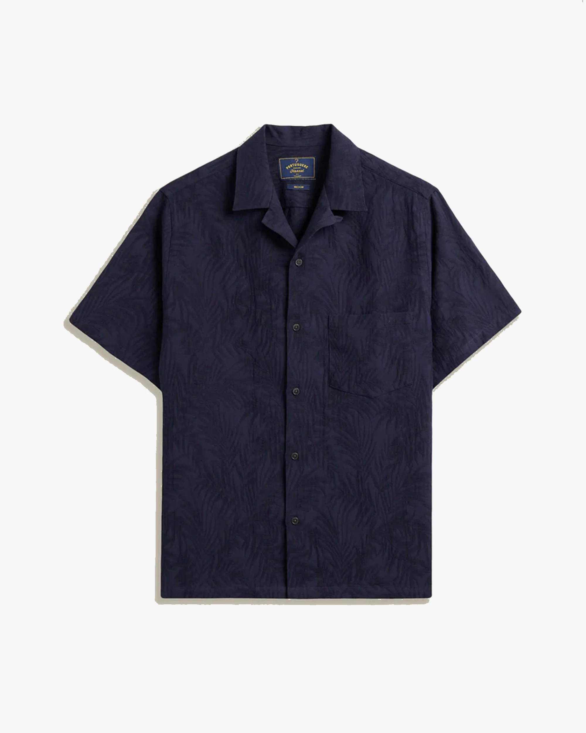 Portuguese Flannel Palm Shirt - Navy