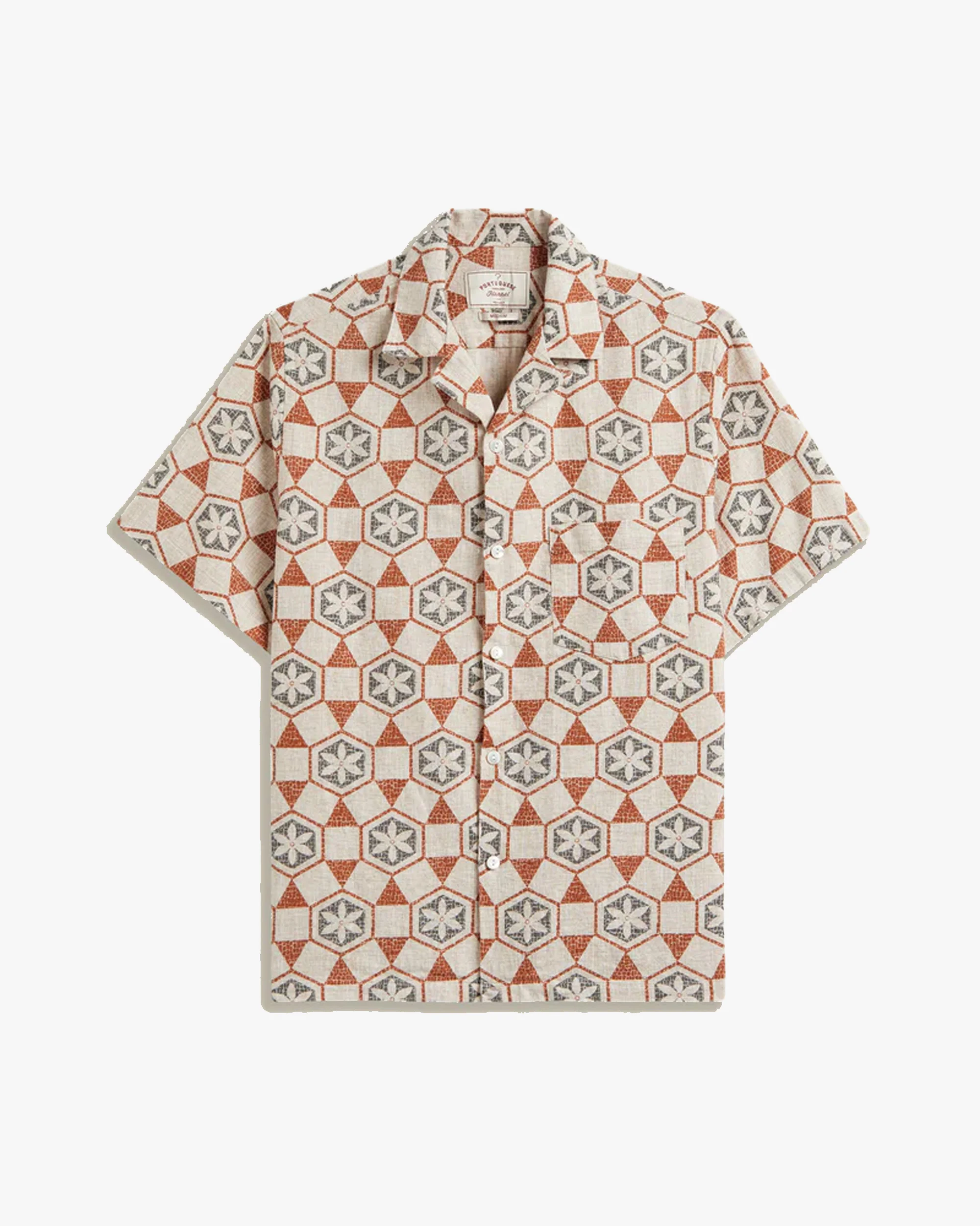Portuguese Flannel Pavement Shirt - Ecru