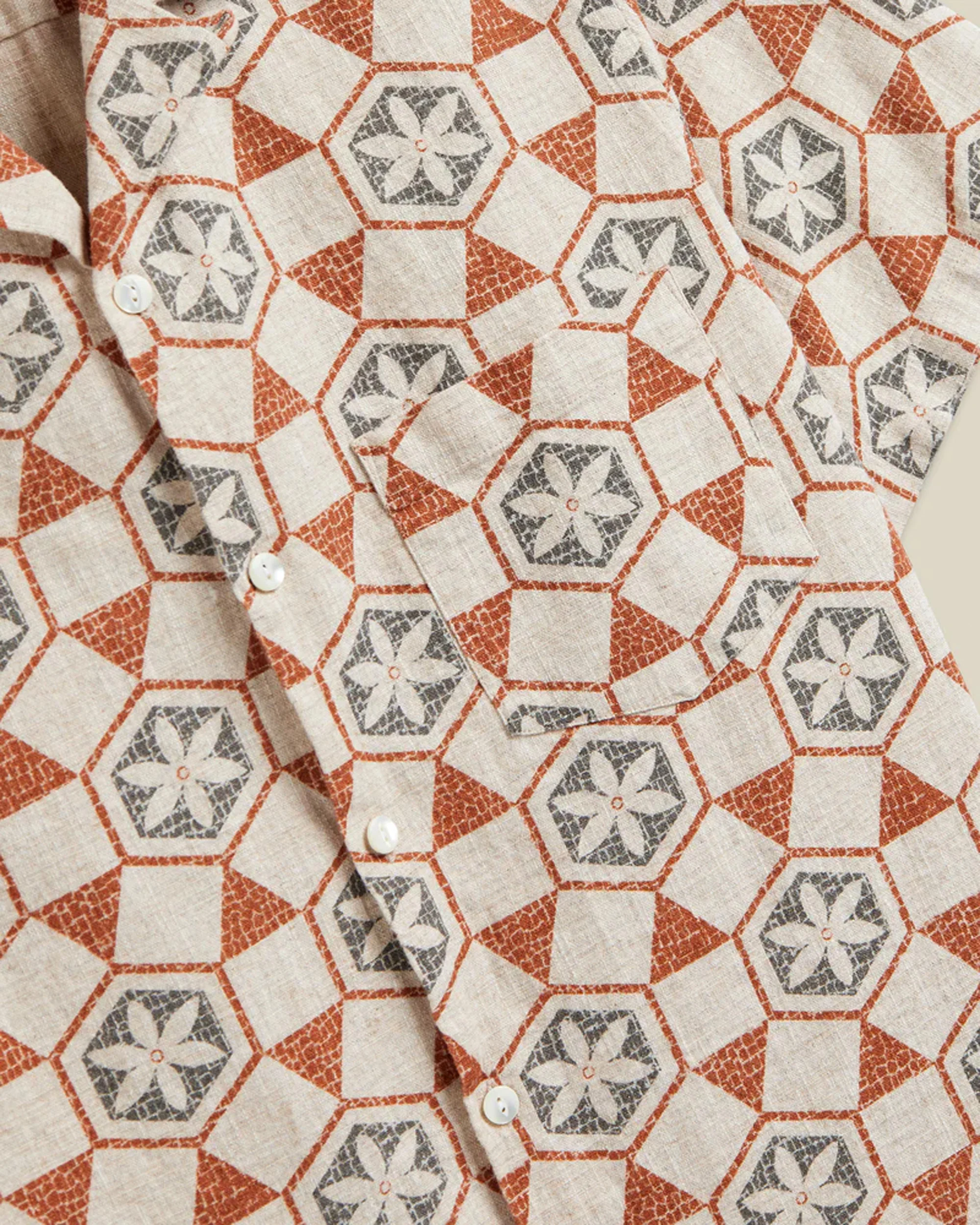 Portuguese Flannel Pavement Shirt - Ecru - Image 4