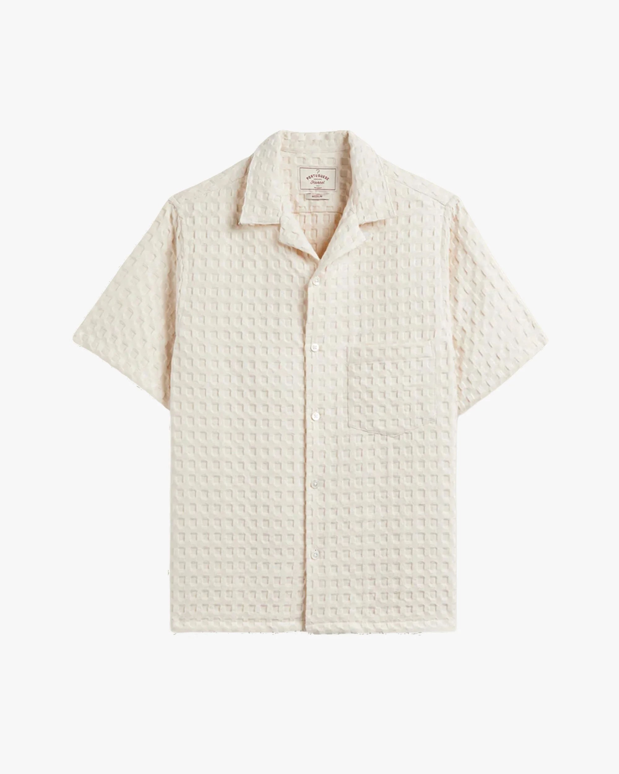 Portuguese Flannel Sands Shirt - Ecru