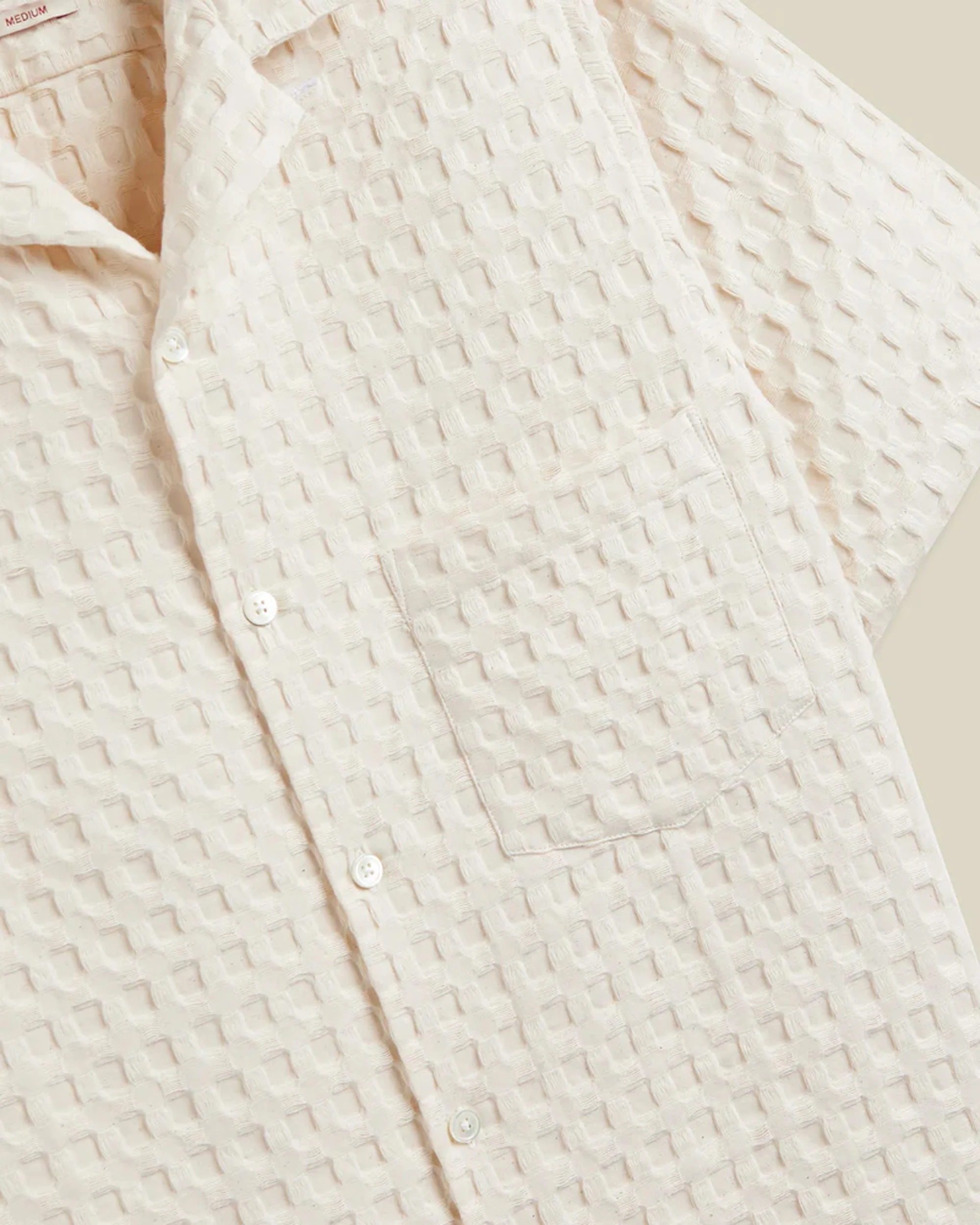 Portuguese Flannel Sands Shirt - Ecru - Image 4