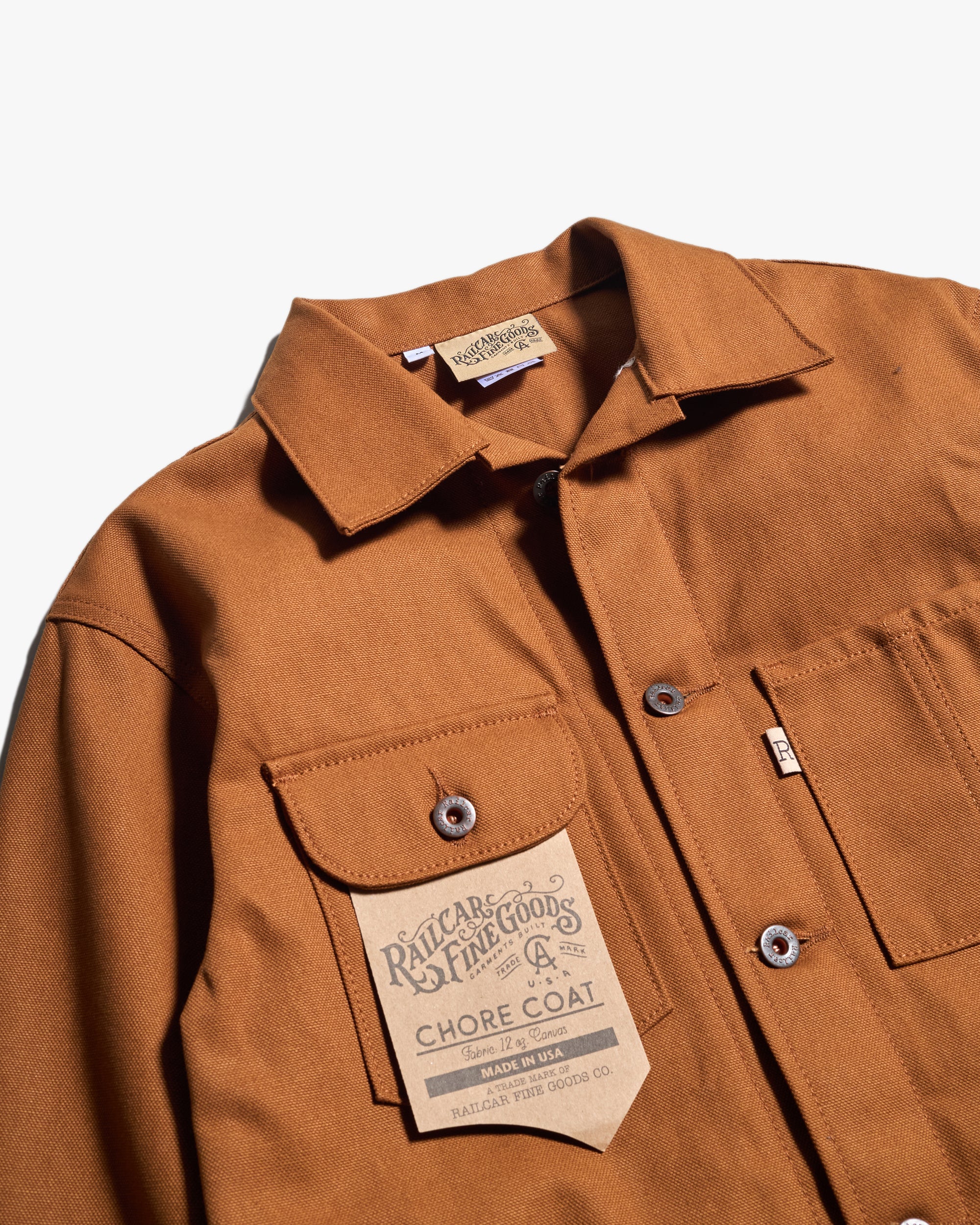 Railcar Fine Goods Chore Coat - 12oz Duck Canvas - Image 2