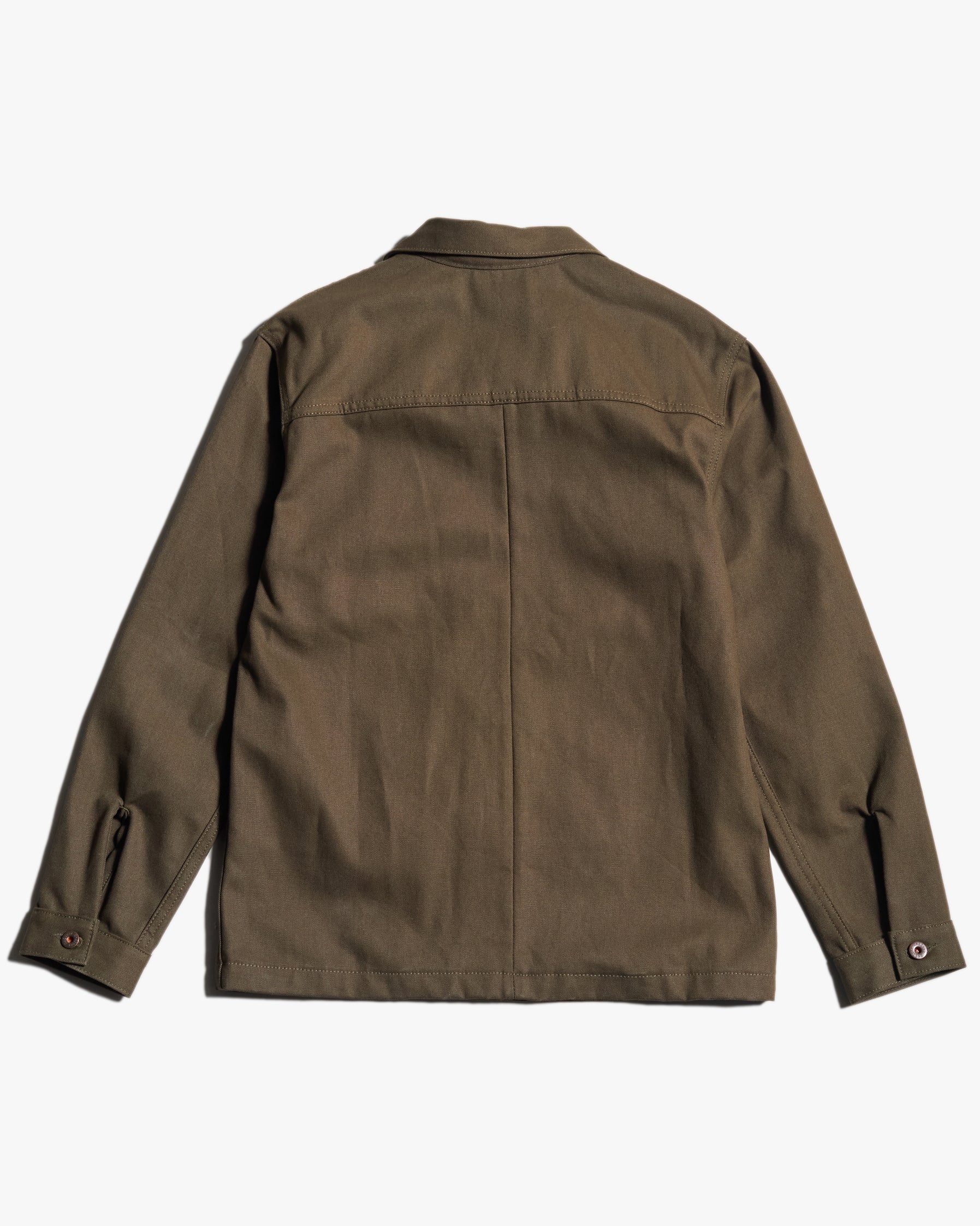 Railcar Fine Goods Chore Coat - 12oz Seaweed Canvas - Image 4