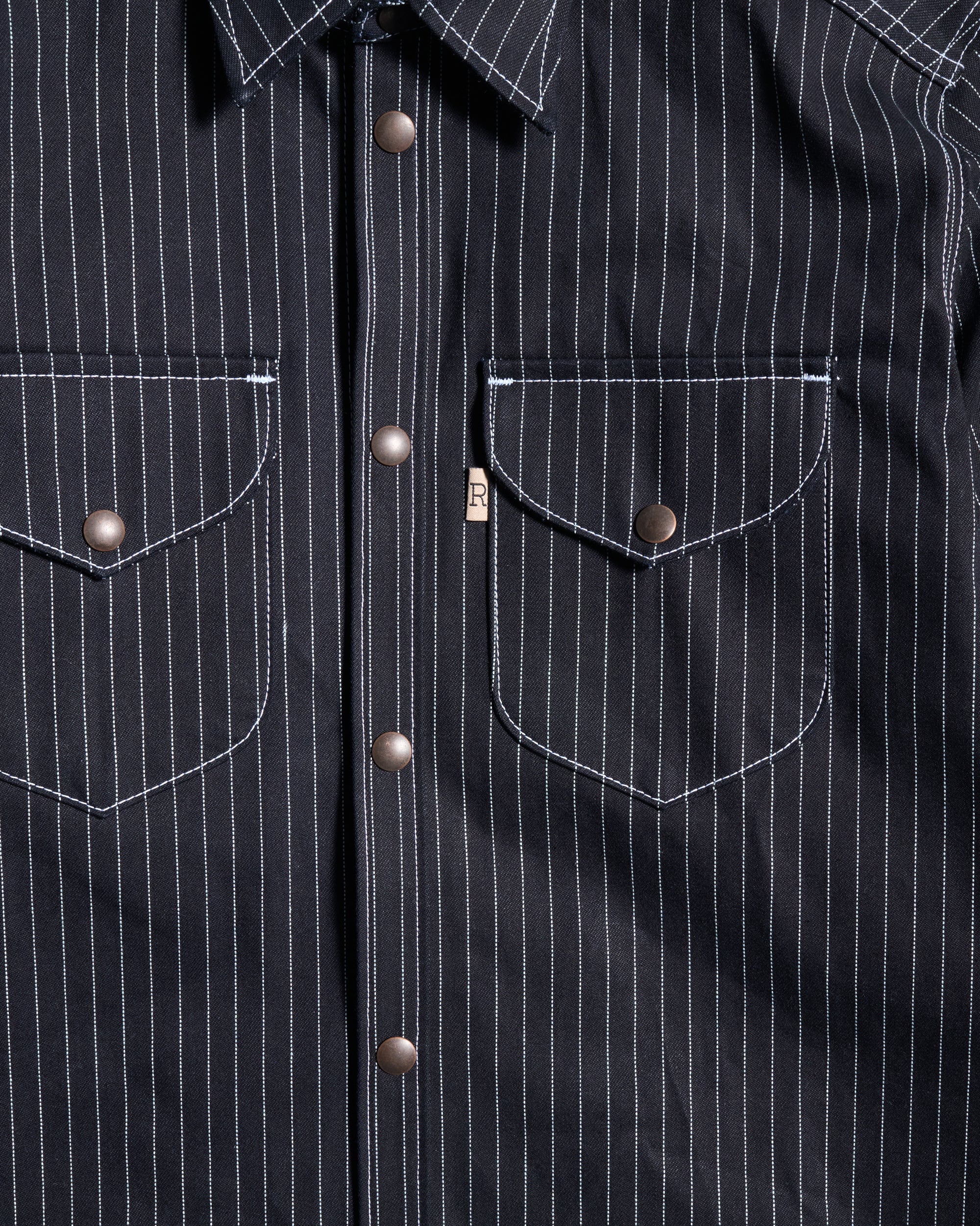 Railcar Fine Goods Eliminator Shadow Wabash 13.75oz Selvedge Shirt - Dark Indigo - Image 3