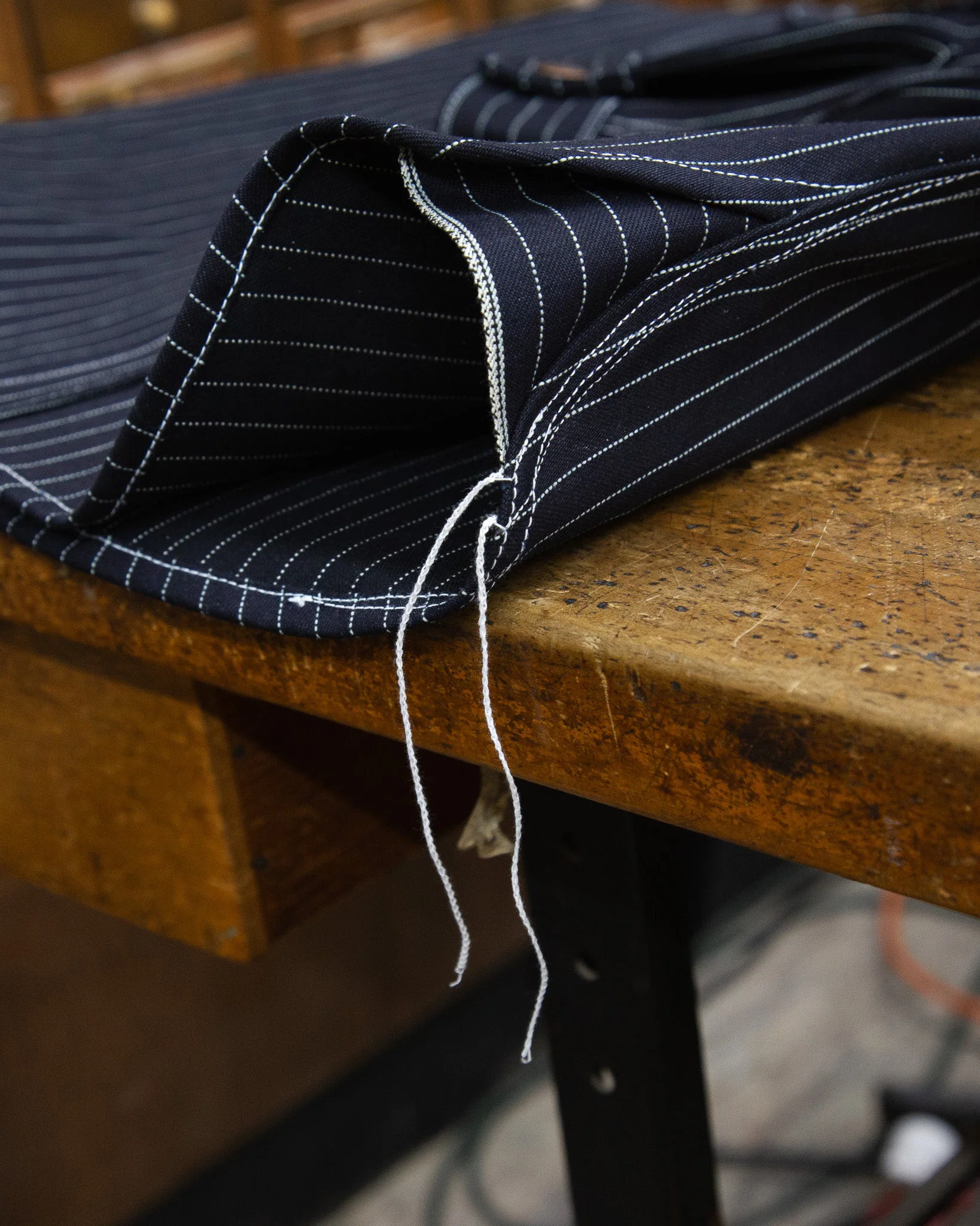 Railcar Fine Goods Eliminator Shadow Wabash 13.75oz Selvedge Shirt - Dark Indigo - Image 6