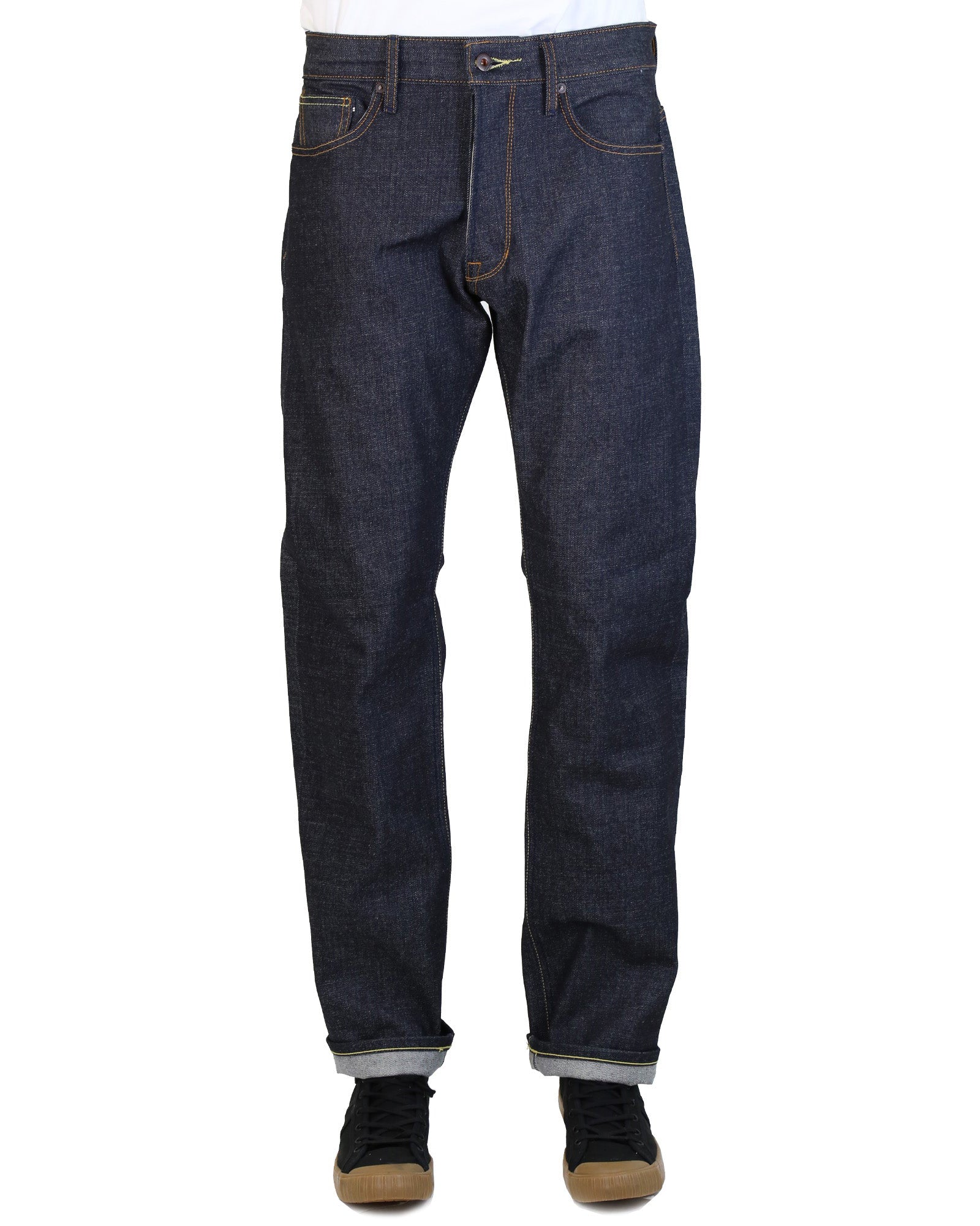 Railcar Fine Goods Rebels Straight Leg Mens Jeans - X100 15oz Japanese Dark Indigo Selvedge - Image 3