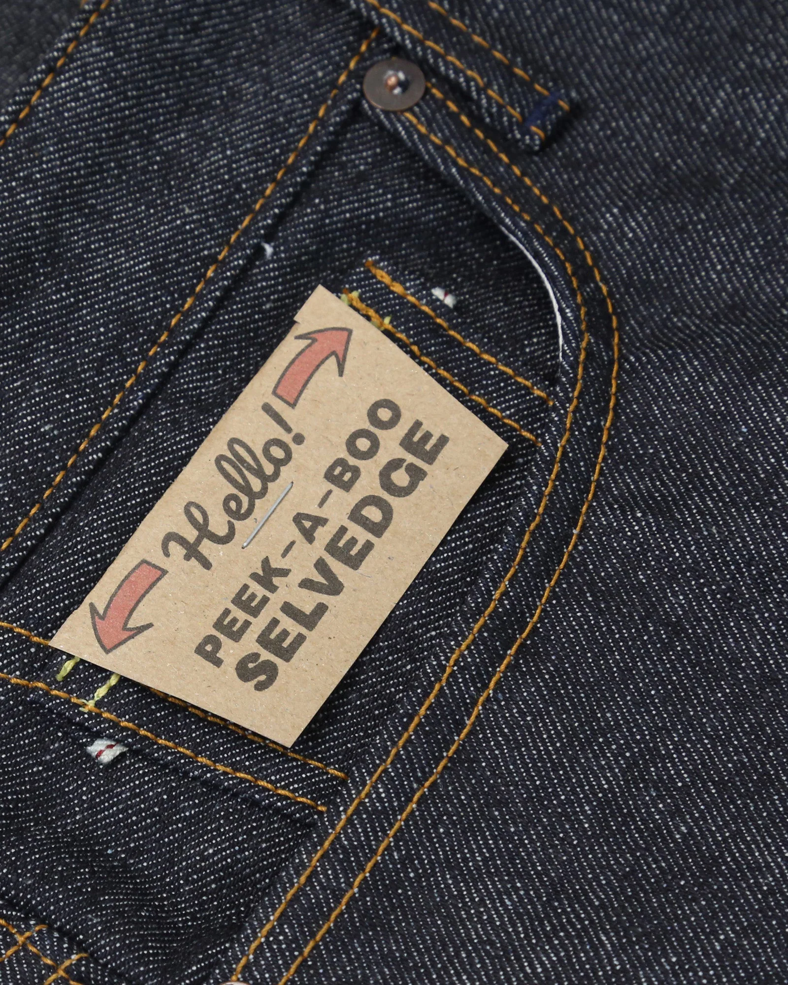 Railcar Fine Goods Rebels Straight Leg Mens Jeans - X100 15oz Japanese Dark Indigo Selvedge - Image 5